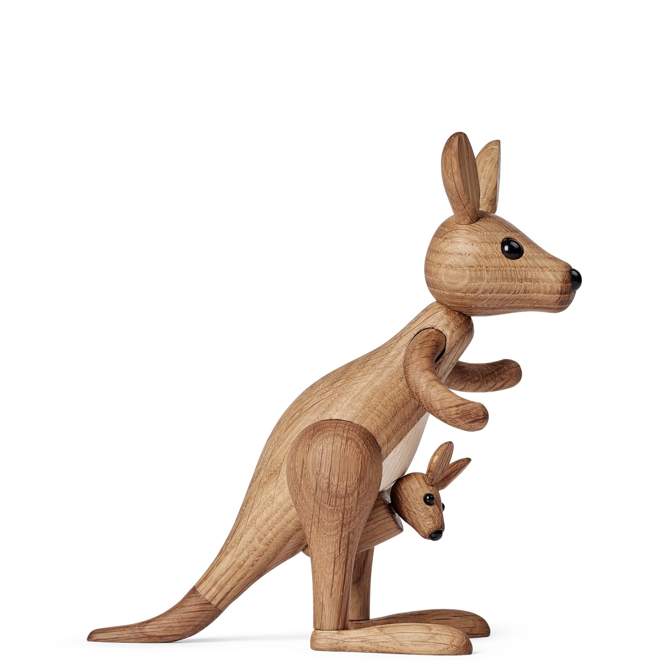 Wooden Kangaroo Sydney – 16.5 cm · Animal Figure | Spring Copenhagen · Desk Decor