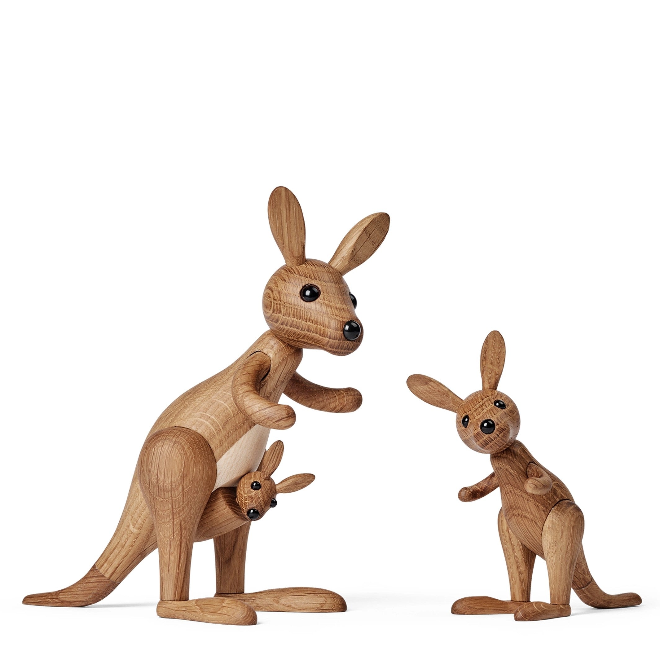 Wooden Kangaroo Roo – 11.5 cm · Animal Figure | Spring Copenhagen · Desk Decor
