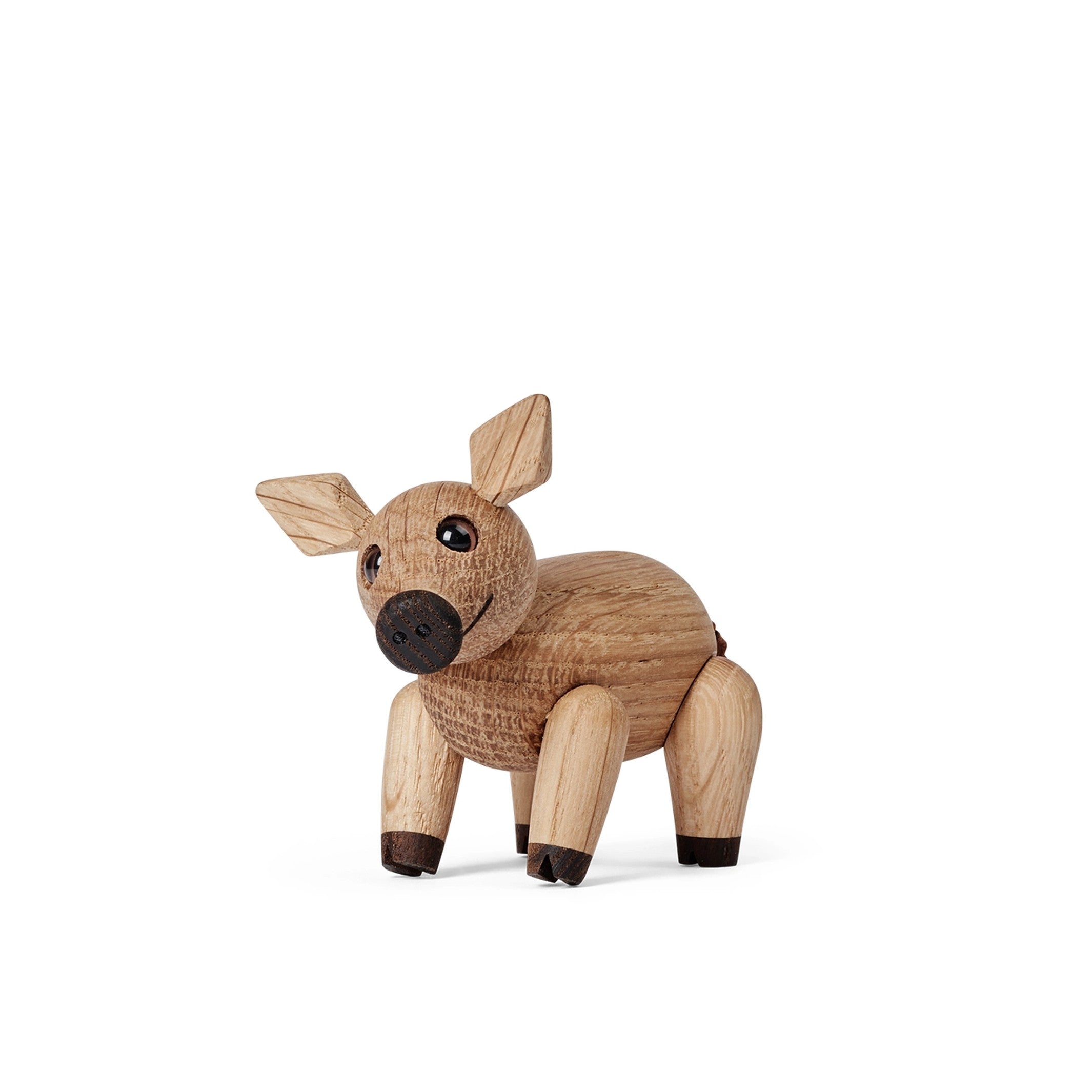 Wooden Pig Poppy – 6 cm · Animal Figure | Spring Copenhagen · Desk Decor