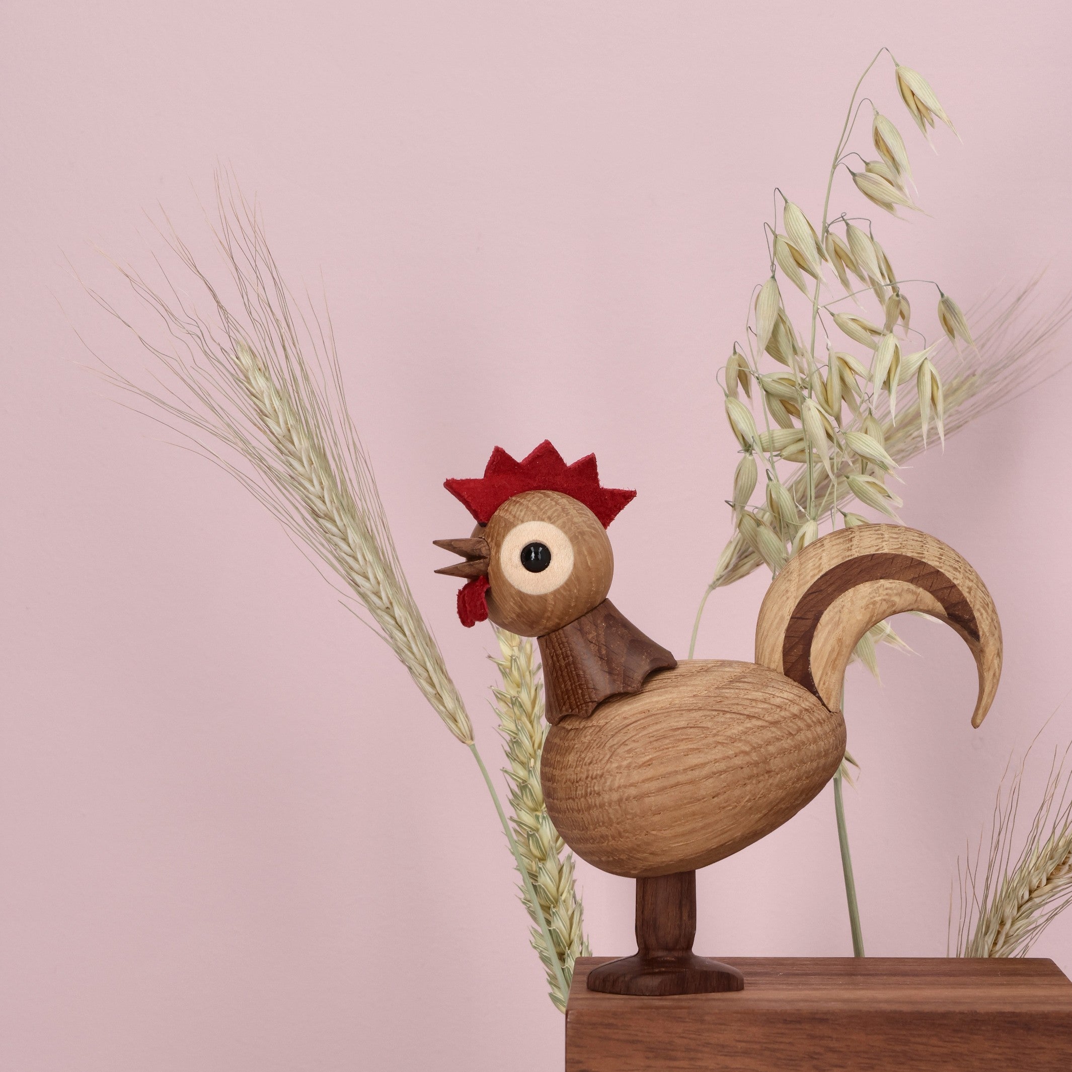 Holzhahn Rise – 10,5 cm · Tierskulptur | Spring Copenhagen · Tischdeko
