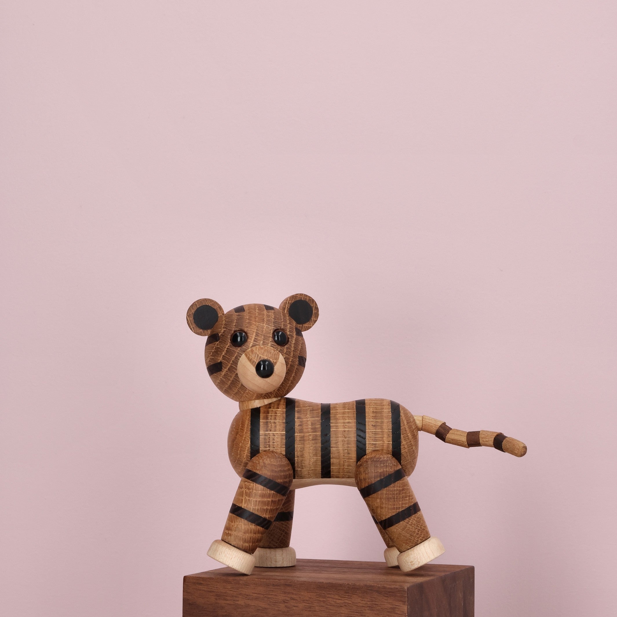 Wooden Tiger Shiva – 12 cm · Animal Sculpture | Spring Copenhagen · Desk Decor