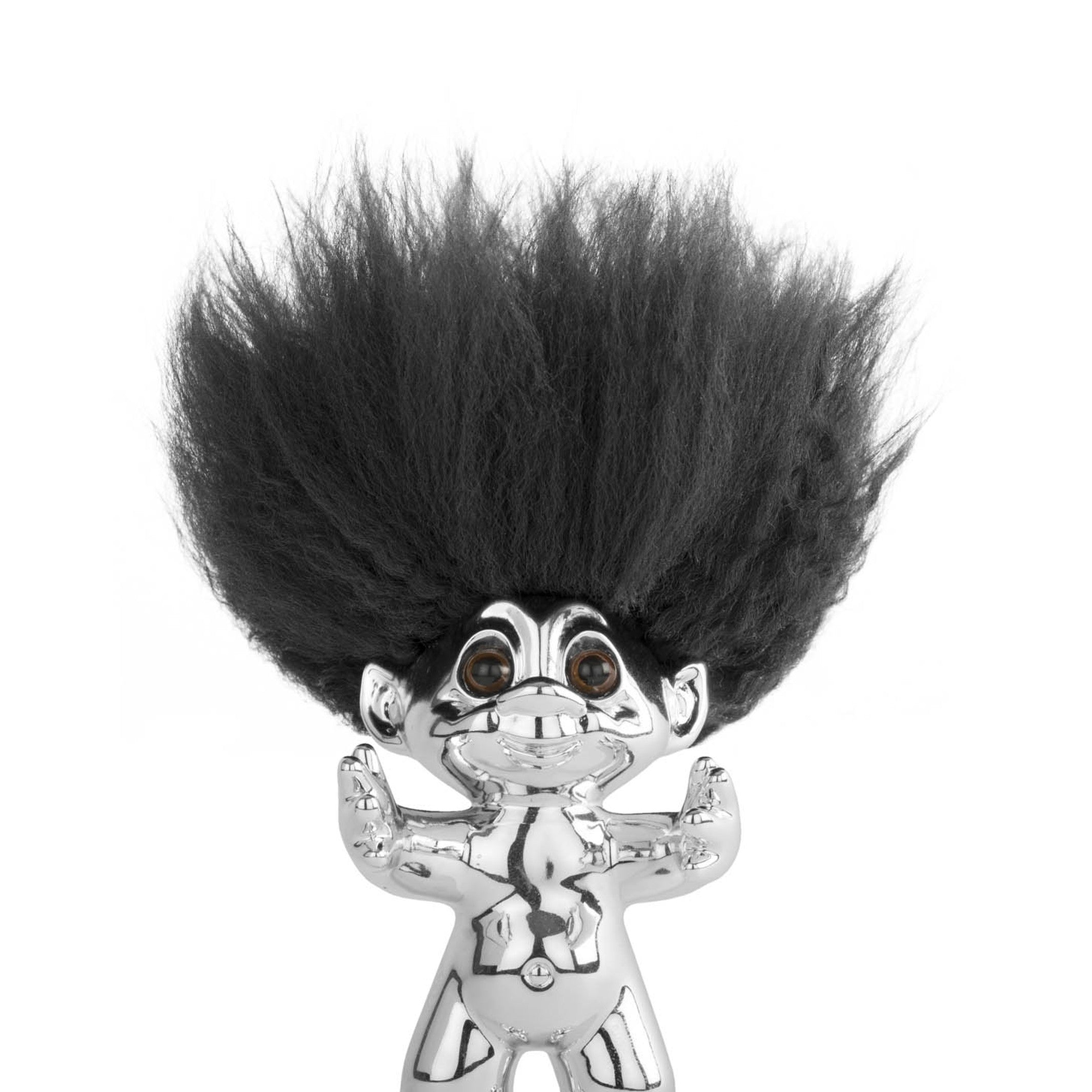 Glückstroll Chrome – Metallic · 9 cm | Spring Copenhagen · Glücksbringer