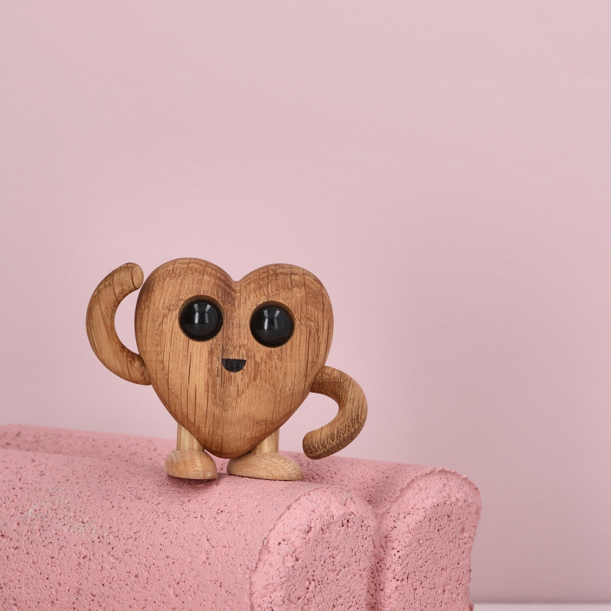 Holzfigur Woodies "Hugo Heart" – 5,4 cm | Spring Copenhagen