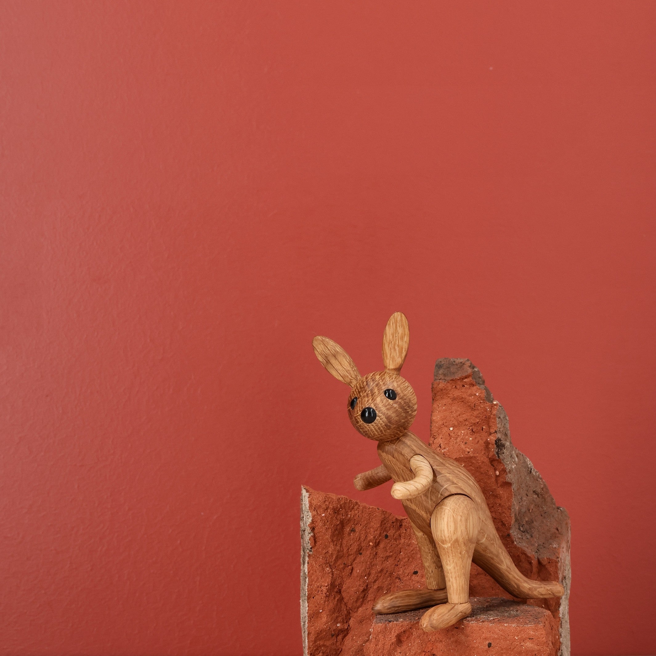 Wooden Kangaroo Roo – 11.5 cm · Animal Figure | Spring Copenhagen · Desk Decor