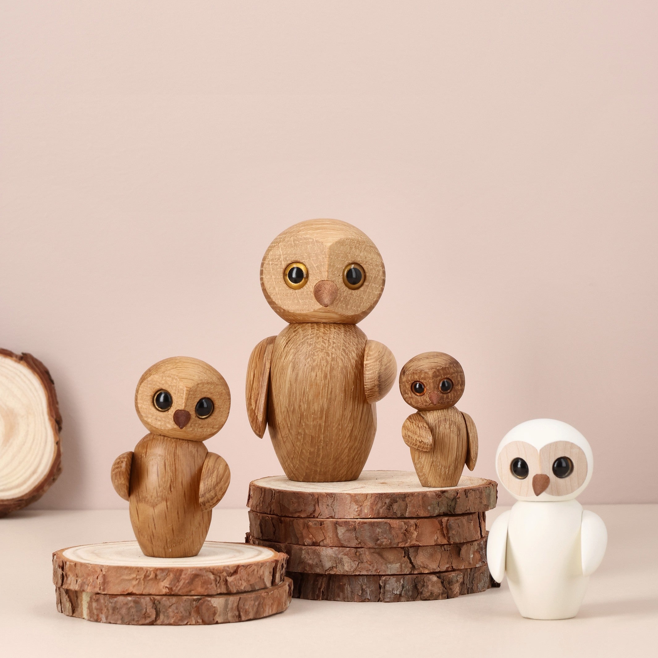 Wooden Owl Wise – FSC Oak · 7 cm | Spring Copenhagen