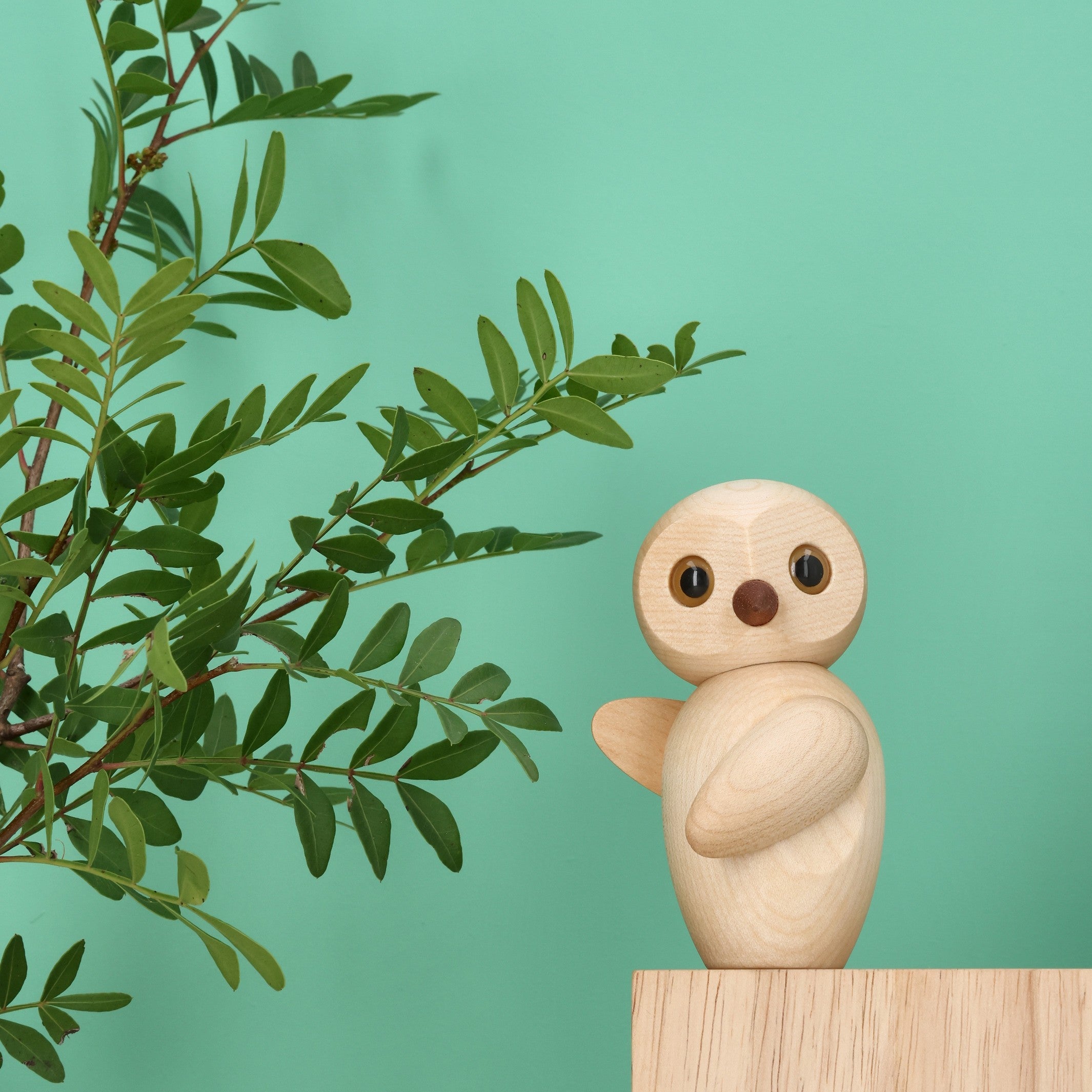 Wooden Owl Clever – FSC Maple · 10 cm | Spring Copenhagen