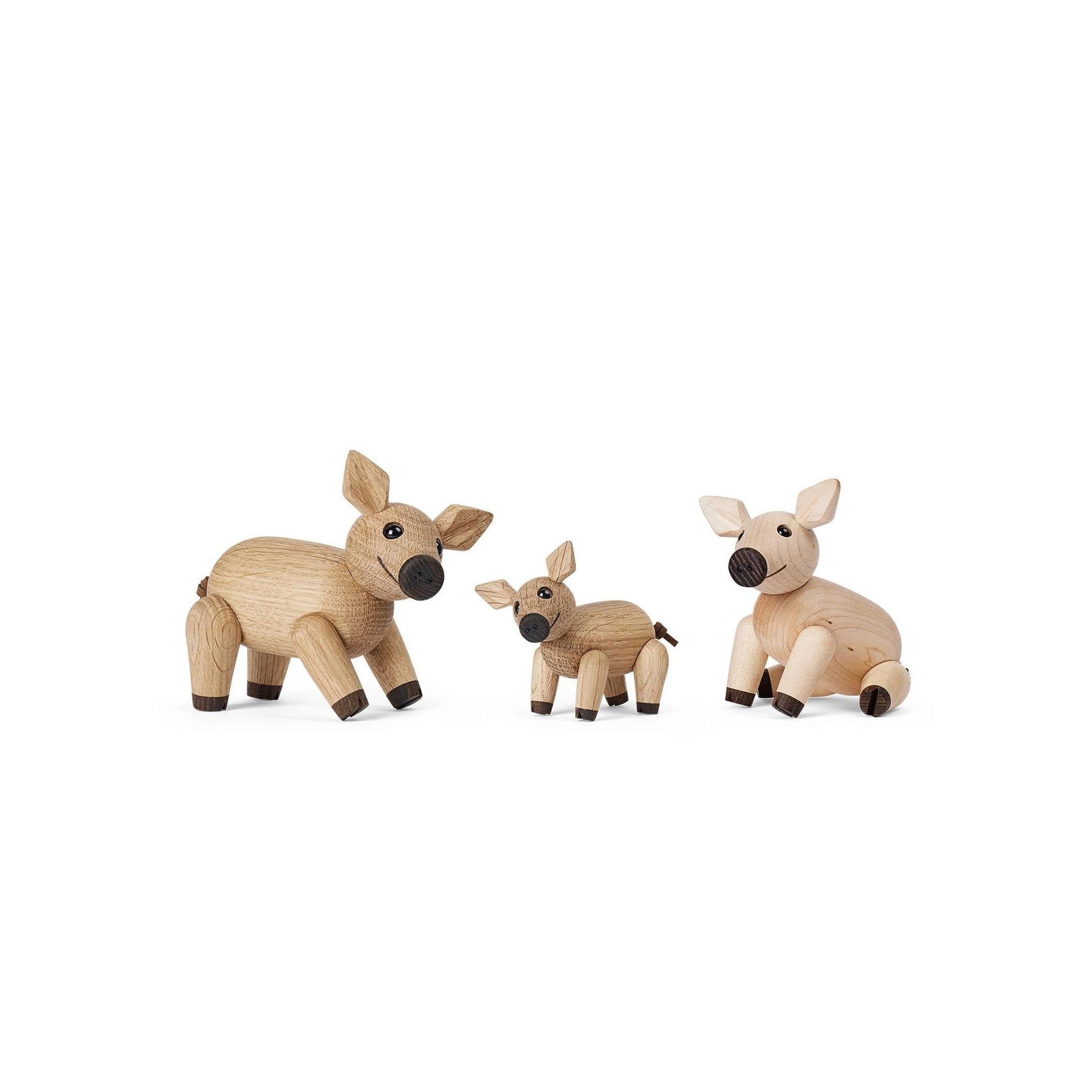 Holzschwein Percy – 9,3 cm · Tierfigur | Spring Copenhagen · Tischdeko