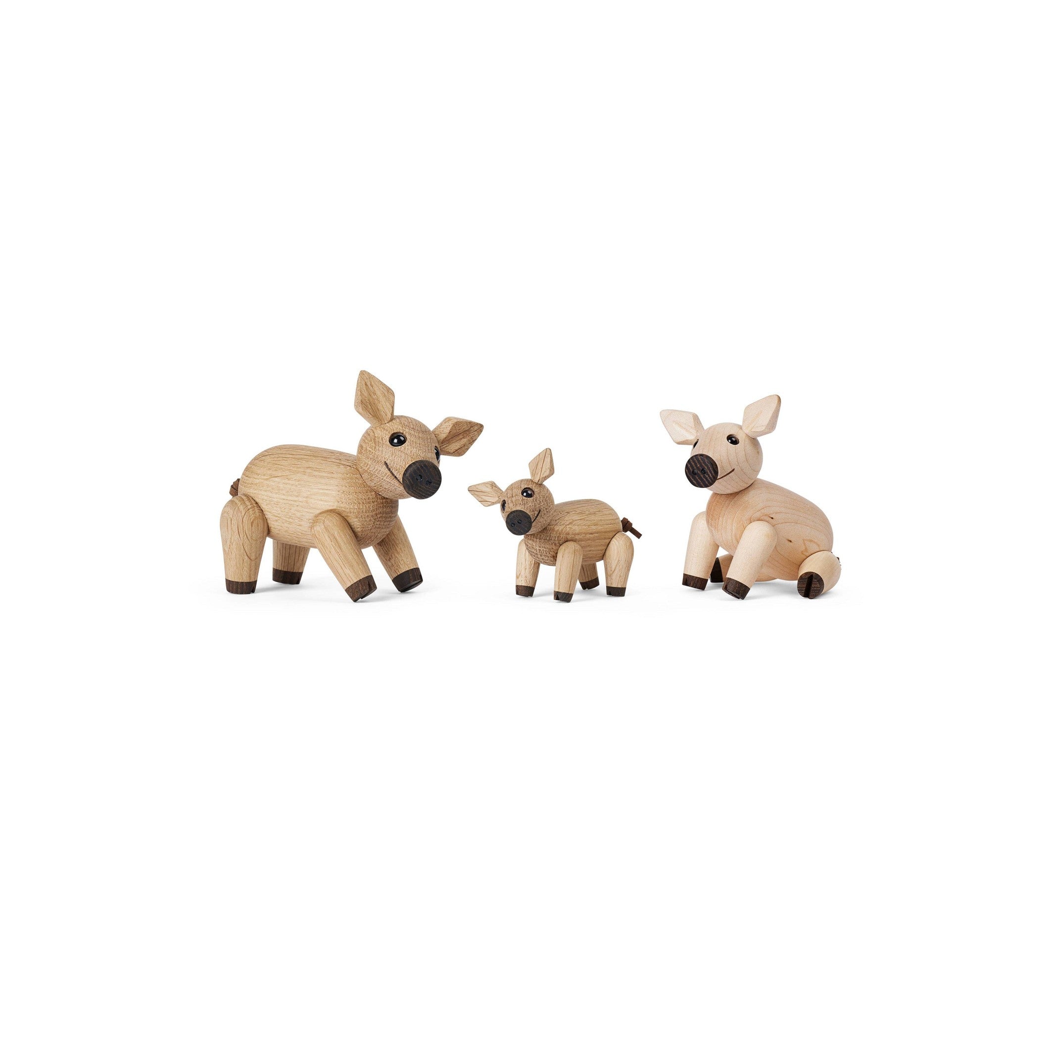 Holzschwein Penny – 8,3 cm · Tierfigur | Spring Copenhagen · Tischdeko