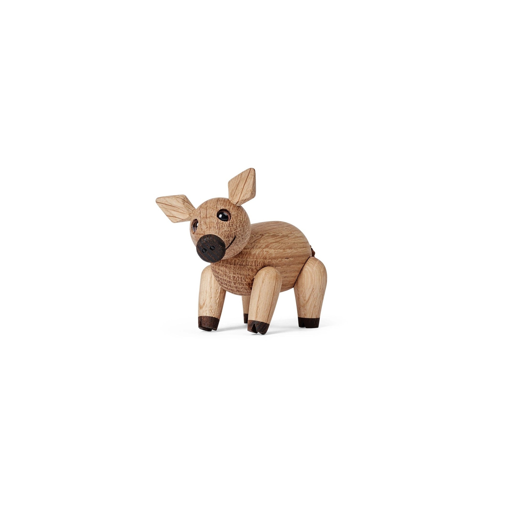 Wooden Pig Poppy – 6 cm · Animal Figure | Spring Copenhagen · Desk Decor