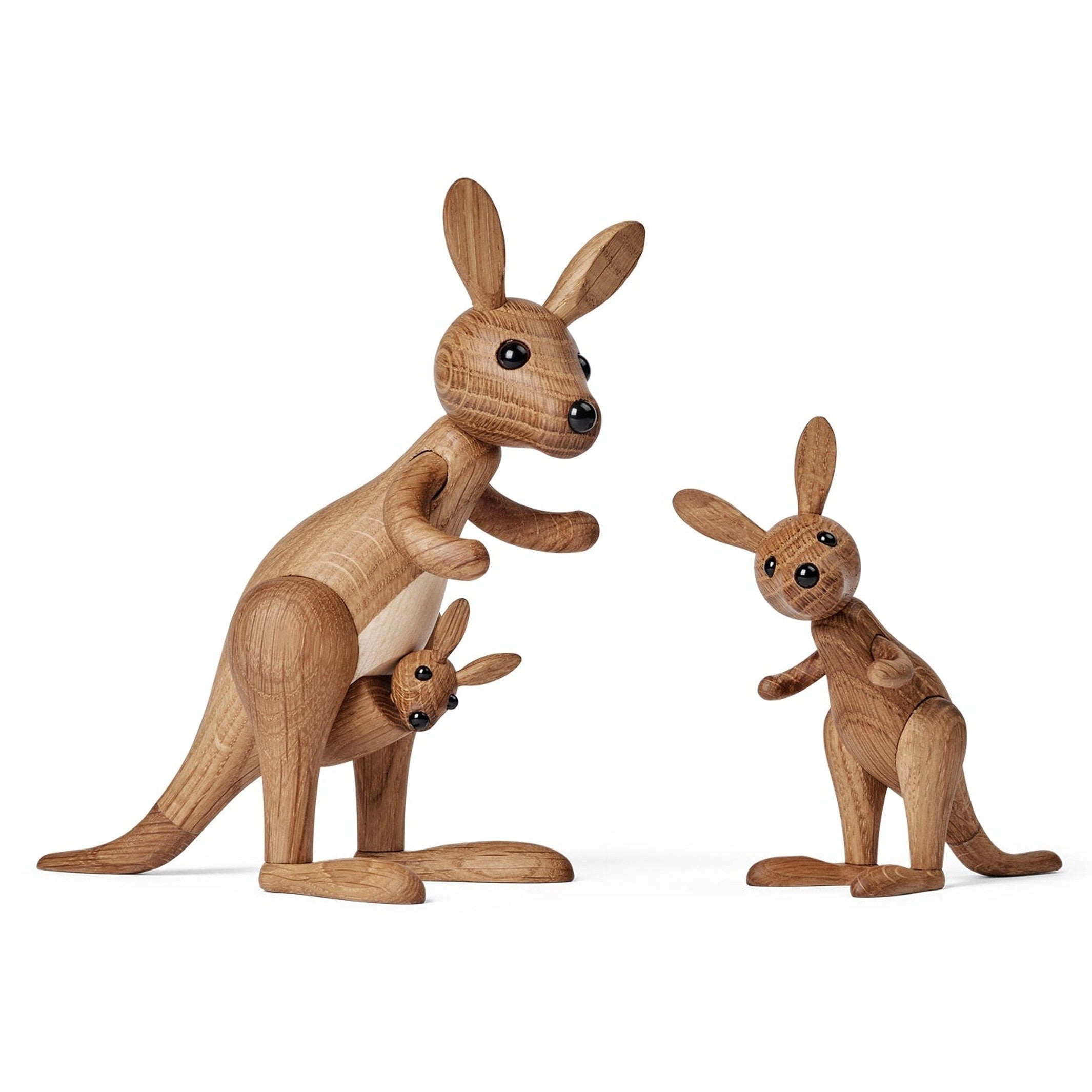 Wooden Kangaroo Roo – 11.5 cm · Animal Figure | Spring Copenhagen · Desk Decor
