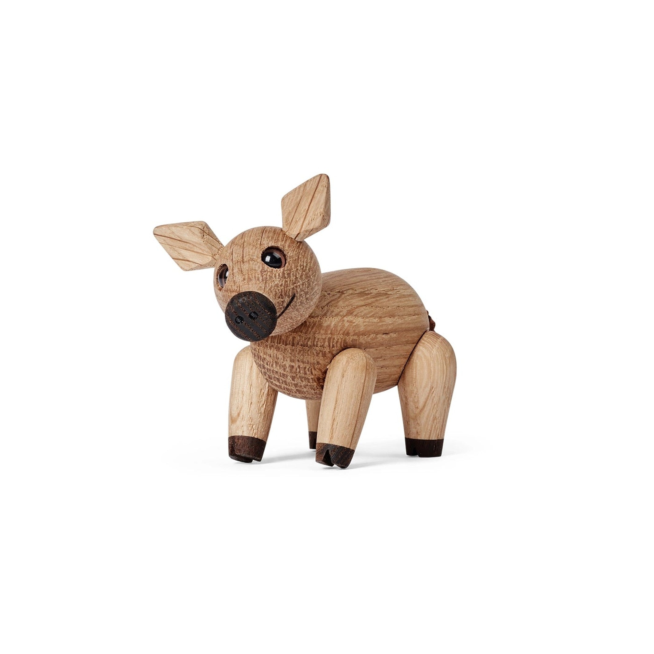 Wooden Pig Poppy – 6 cm · Animal Figure | Spring Copenhagen · Desk Decor