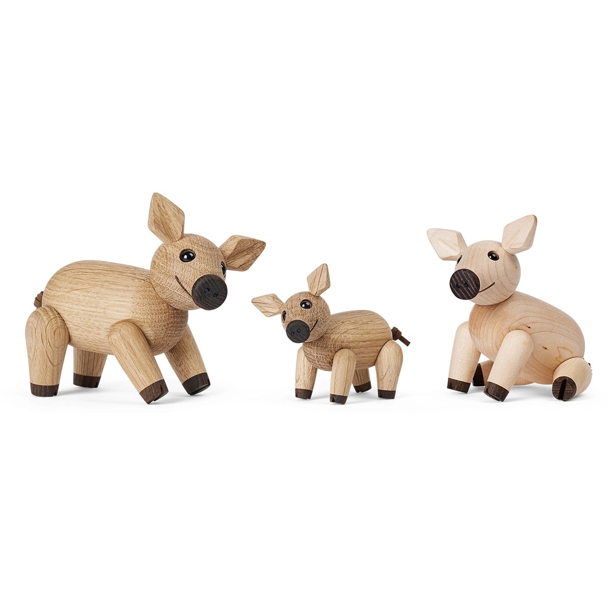 Wooden Pig Poppy – 6 cm · Animal Figure | Spring Copenhagen · Desk Decor