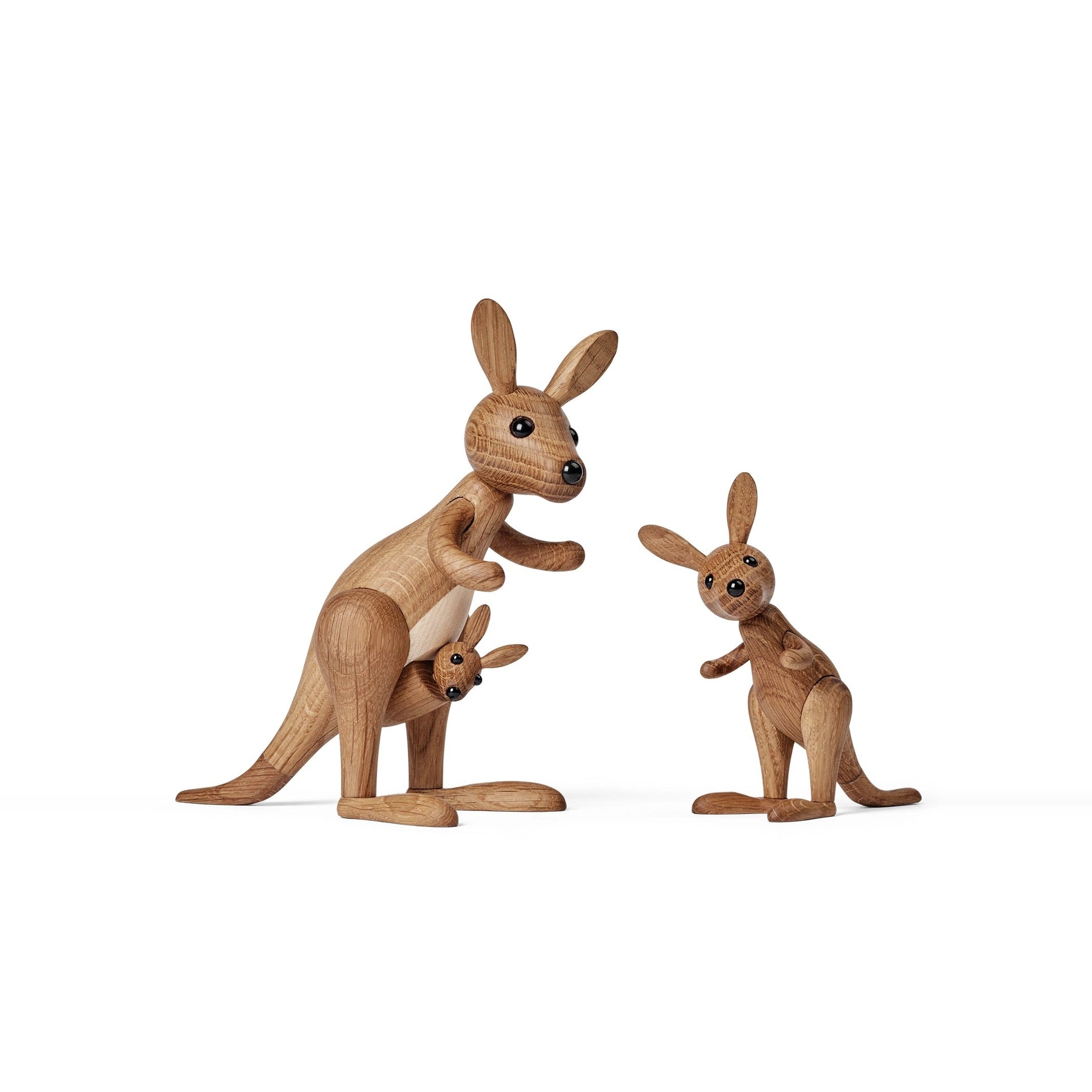 Wooden Kangaroo Roo – 11.5 cm · Animal Figure | Spring Copenhagen · Desk Decor