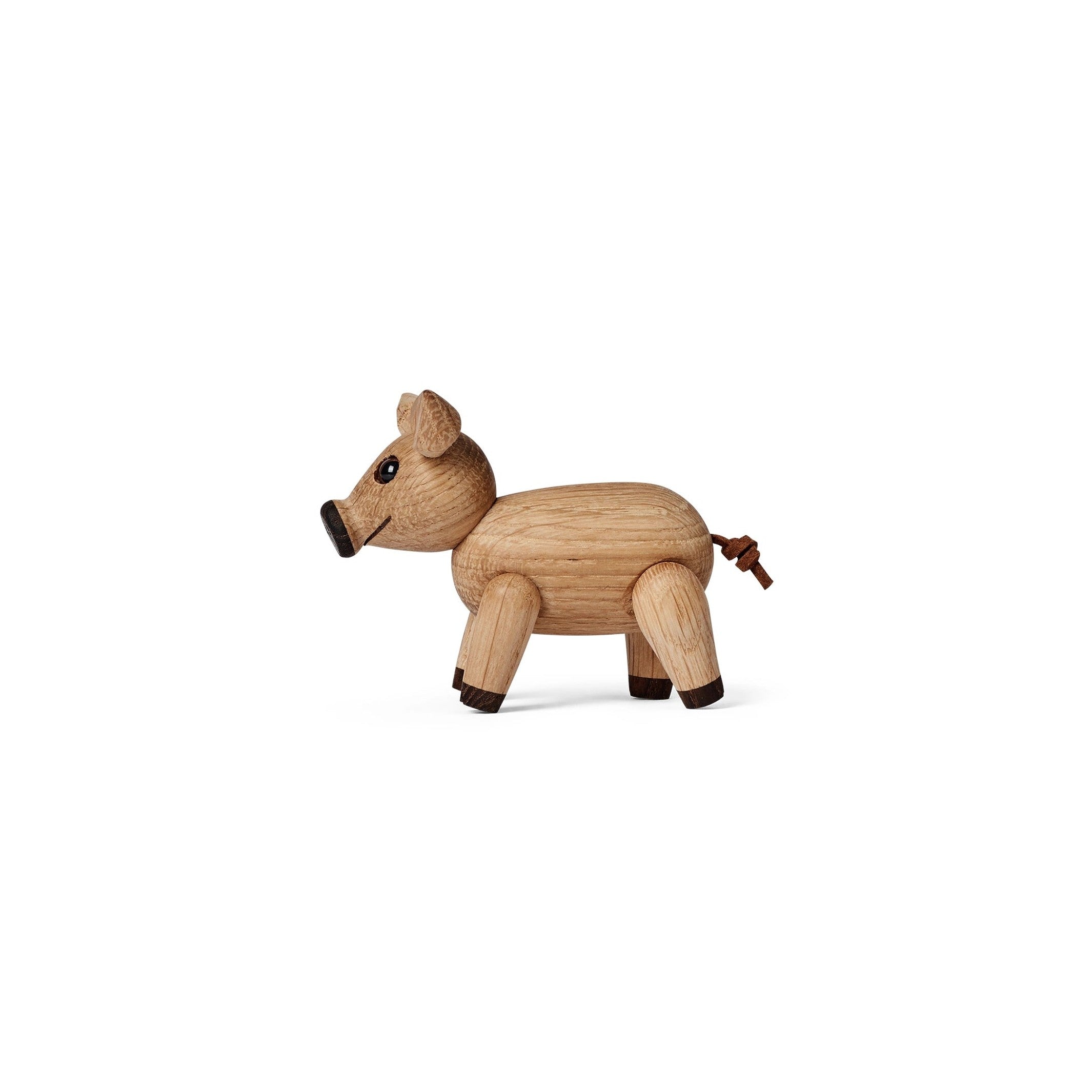 Wooden Pig Poppy – 6 cm · Animal Figure | Spring Copenhagen · Desk Decor