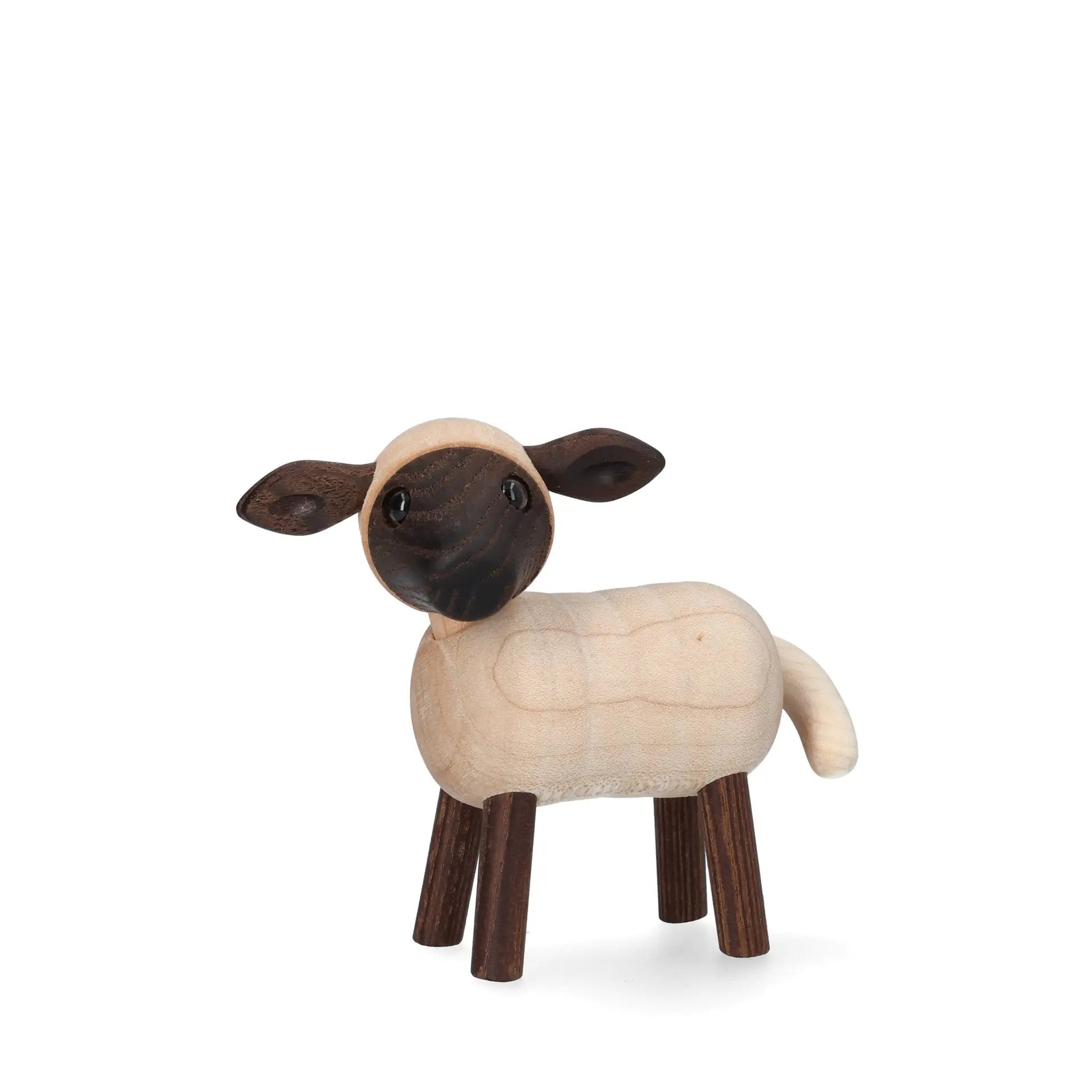 Holzlamm Will – 8,5 cm · Tierskulptur | Spring Copenhagen · Tischdeko