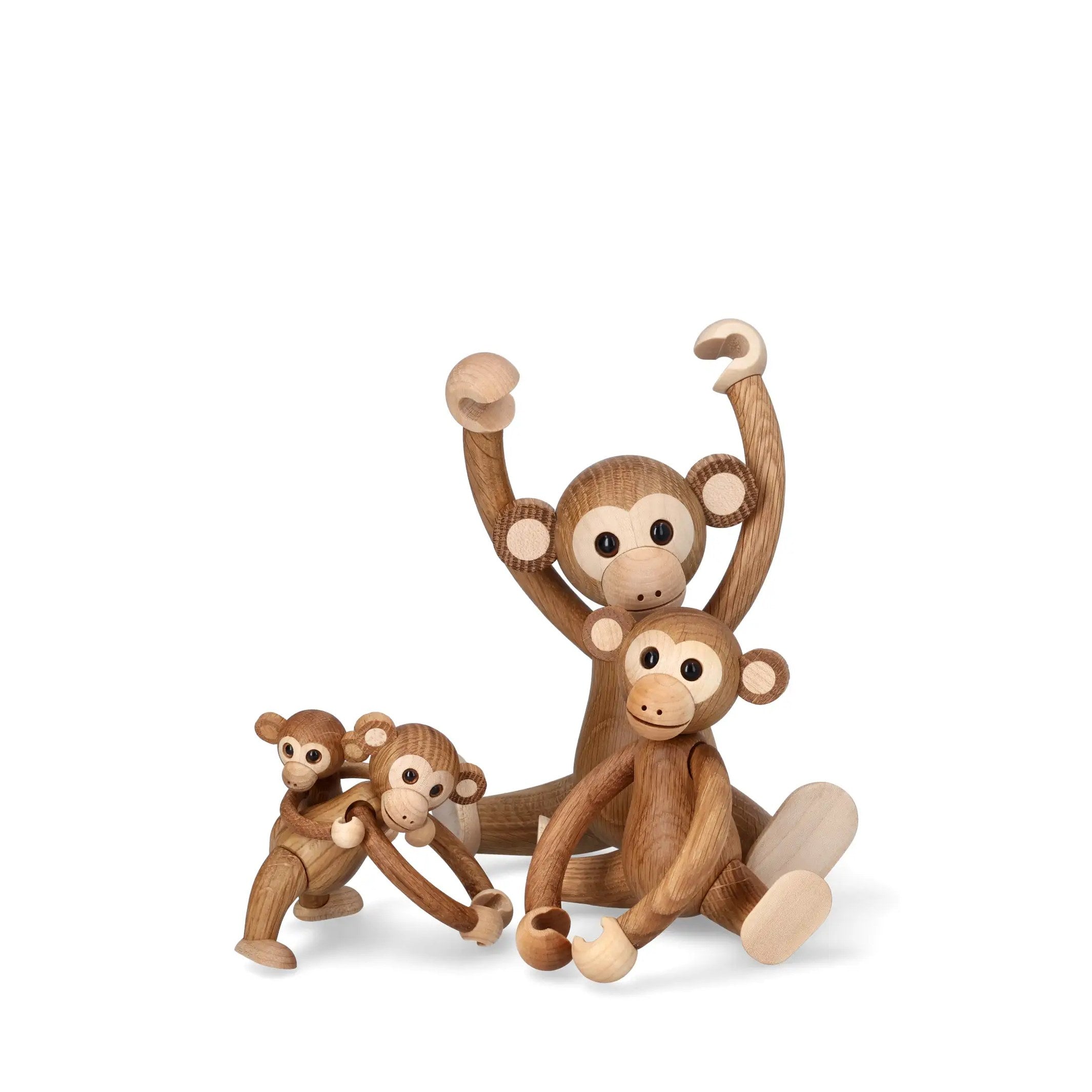 Wooden Monkey Funky – 21 cm · Animal Figure | Spring Copenhagen · Desk Decor