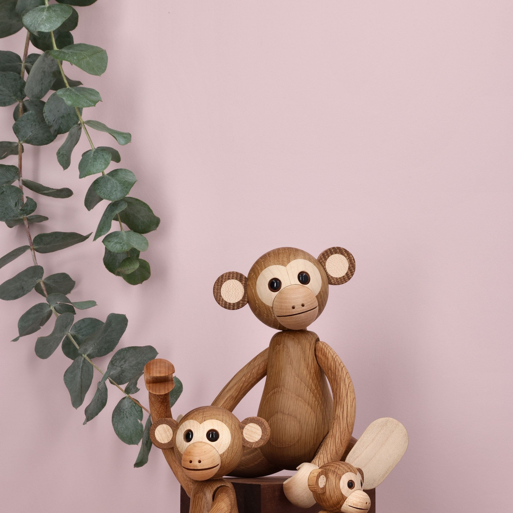 Wooden Monkey Funky – 21 cm · Animal Figure | Spring Copenhagen · Desk Decor