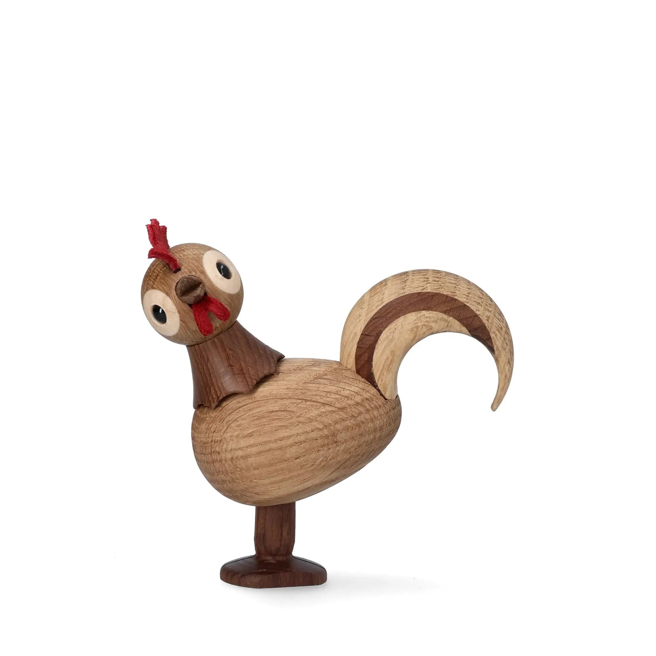 Holzhahn Rise – 10,5 cm · Tierskulptur | Spring Copenhagen · Tischdeko