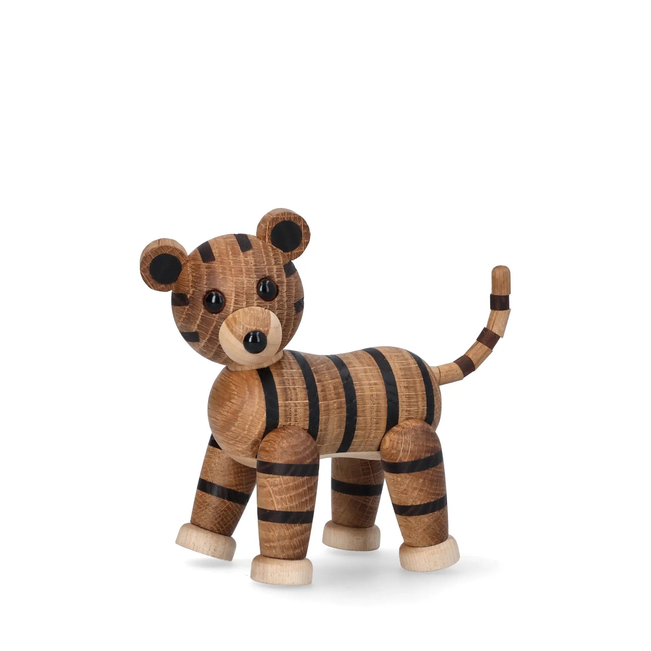Holztiger Shiva – 12 cm · Tierskulptur | Spring Copenhagen · Tischdeko