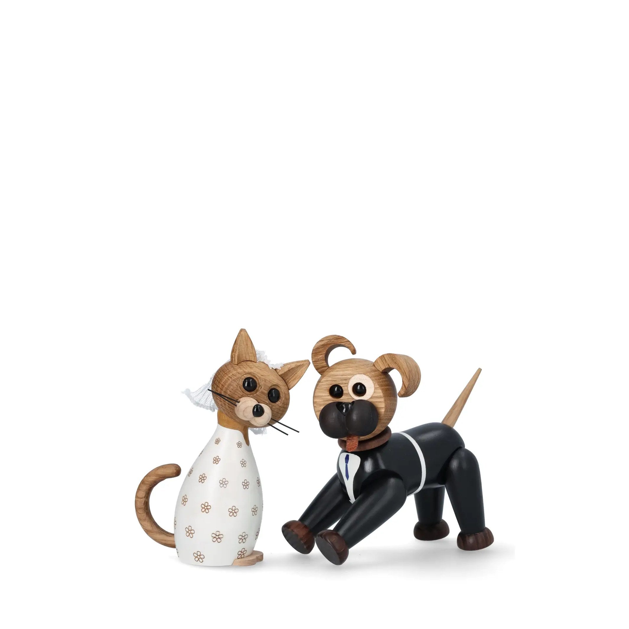 Holzfiguren Happy & Lucky – 12,5 cm · Pärchen | Spring Copenhagen · Liebesgeschenk
