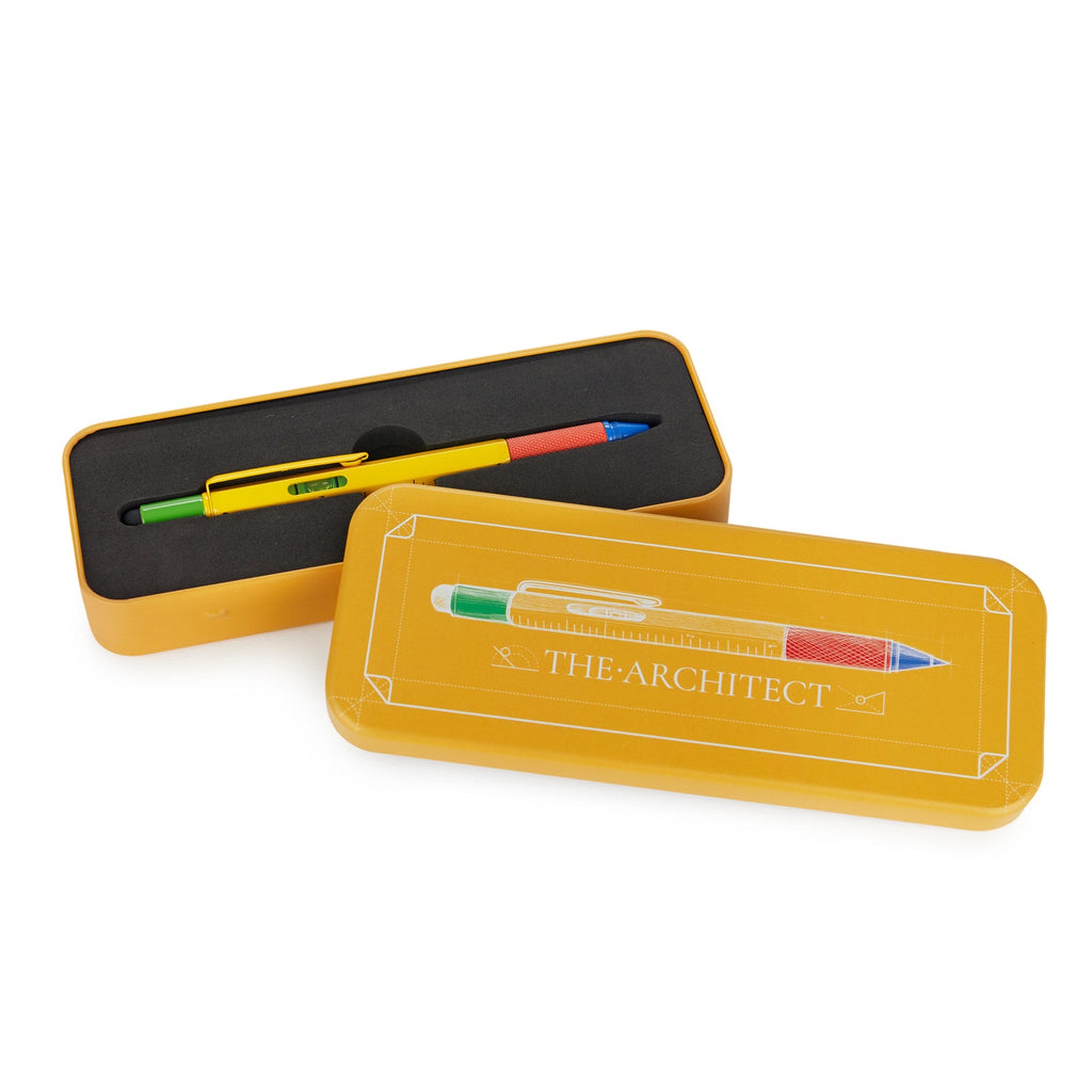 Multifunktionsstift "The Architect" – Aluminium · 15 cm | Balvi