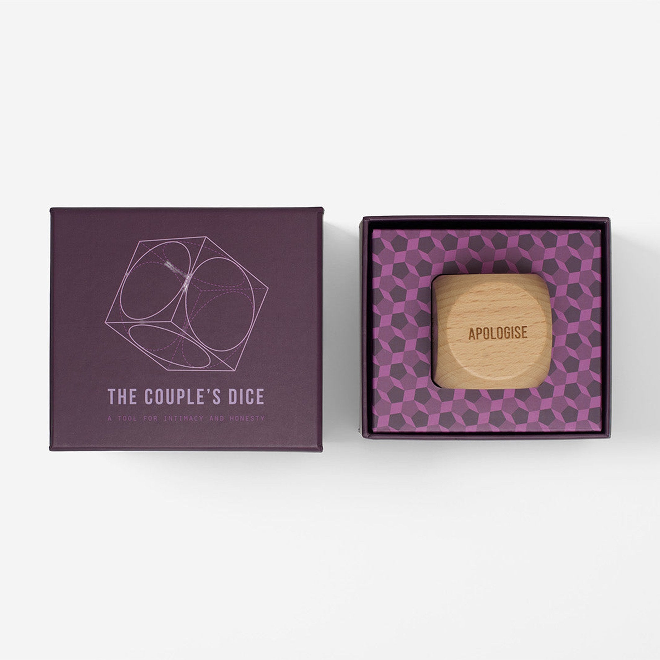 Würfelspiel "Couple's Dice" – Holz · Englisch | The School of Life