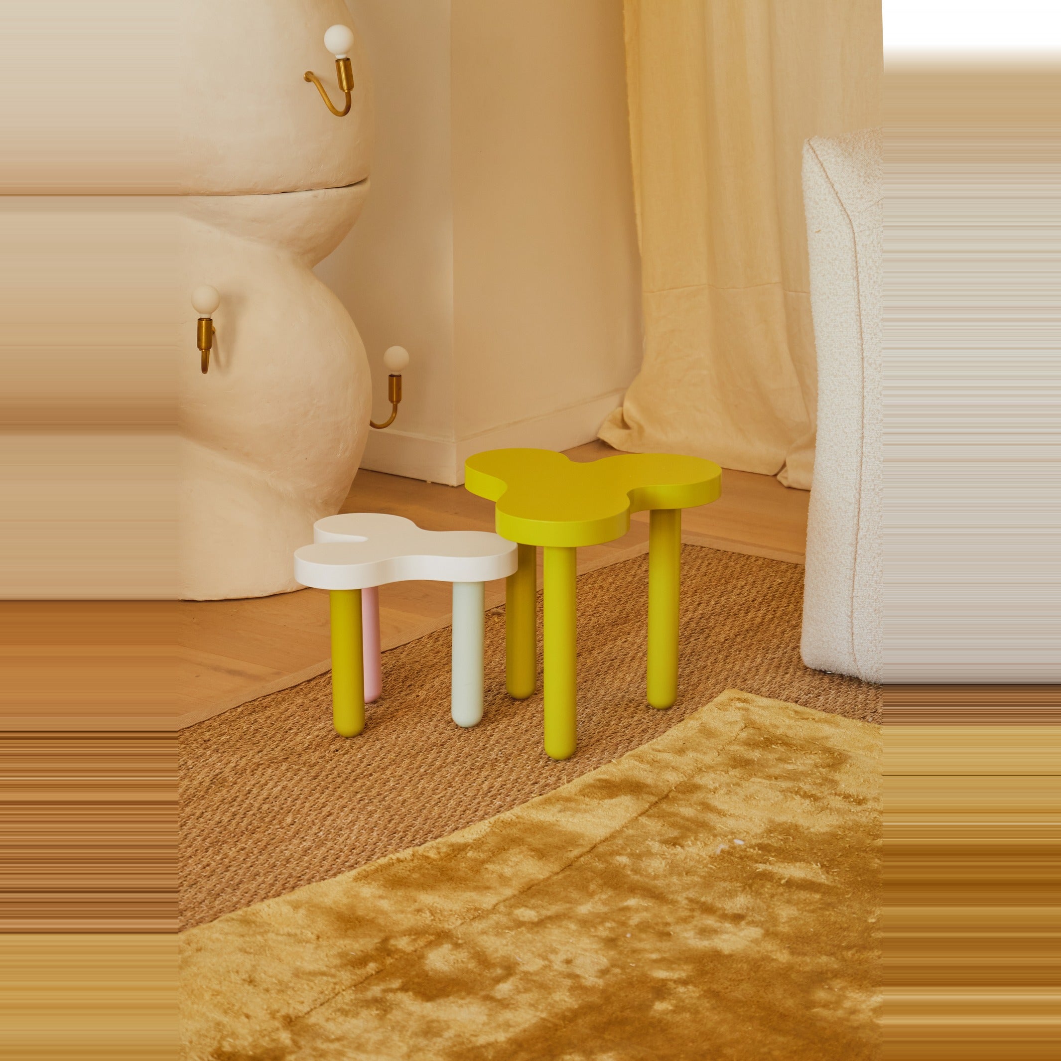 Side Table Splat – Tall · Black | Sophie Collé · Areaware