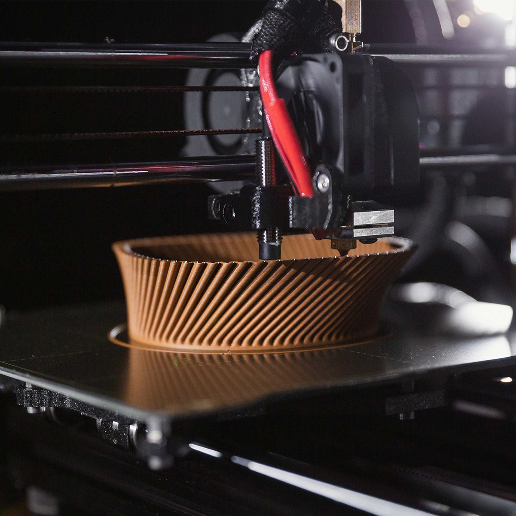 Vase Bloz – Pfefferminz · 3D-Druck · Innenvase · 20 cm | Sheyn