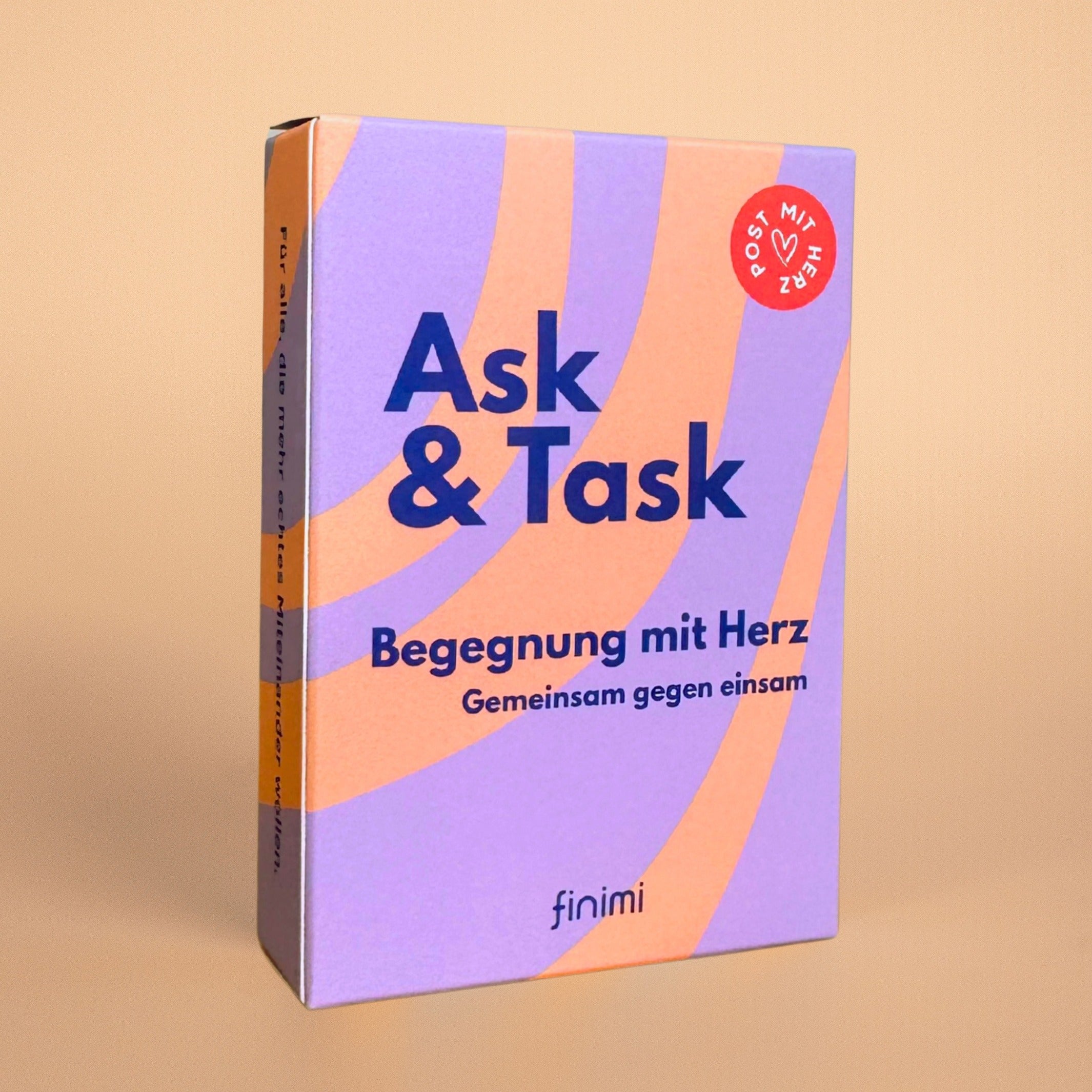 Kartenset "Ask & Task" Begegnung mit Herz – 53 Karten | Finimi