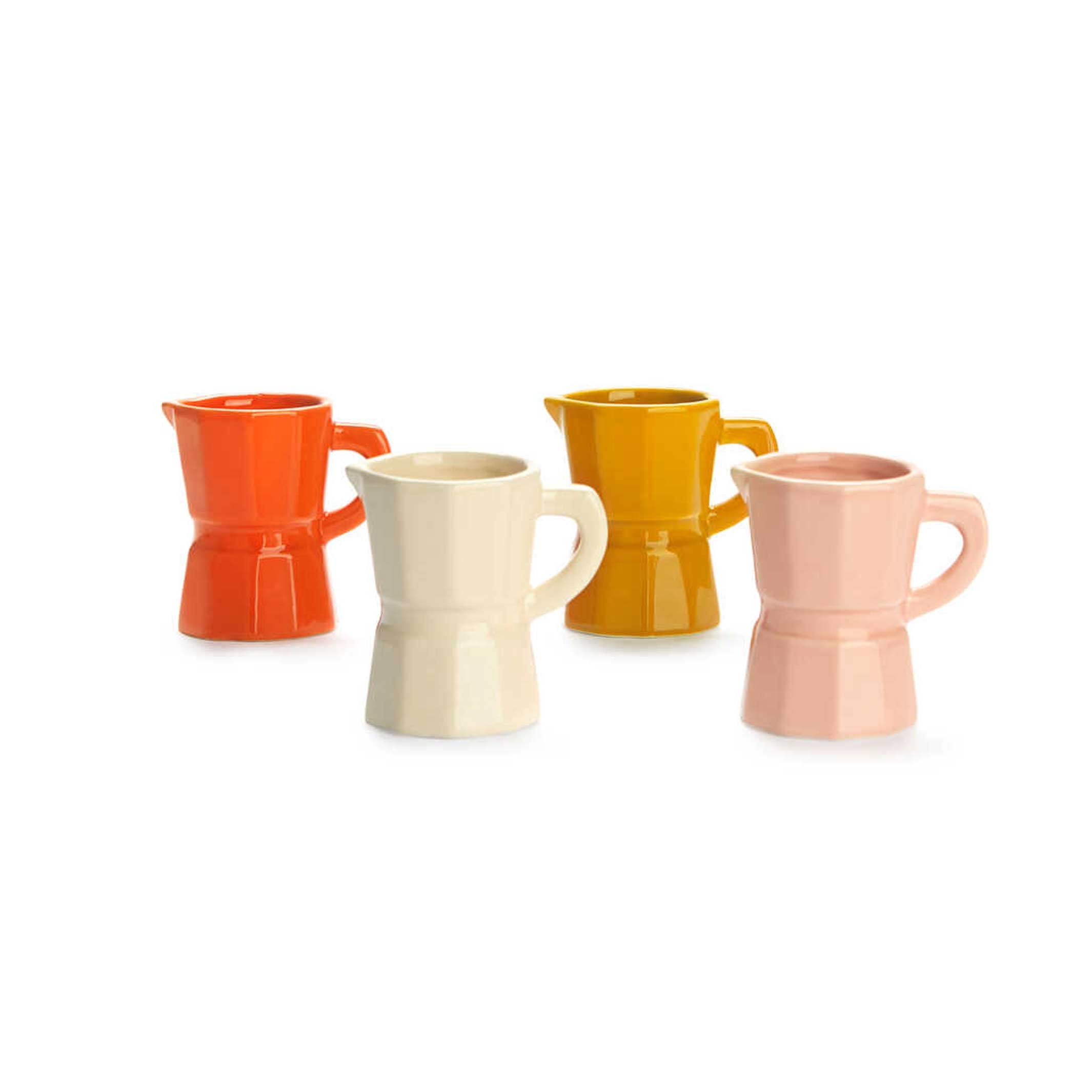 Coffee Cup Set "Moka Caramel" – Ceramic · 4x 120 ml | Balvi
