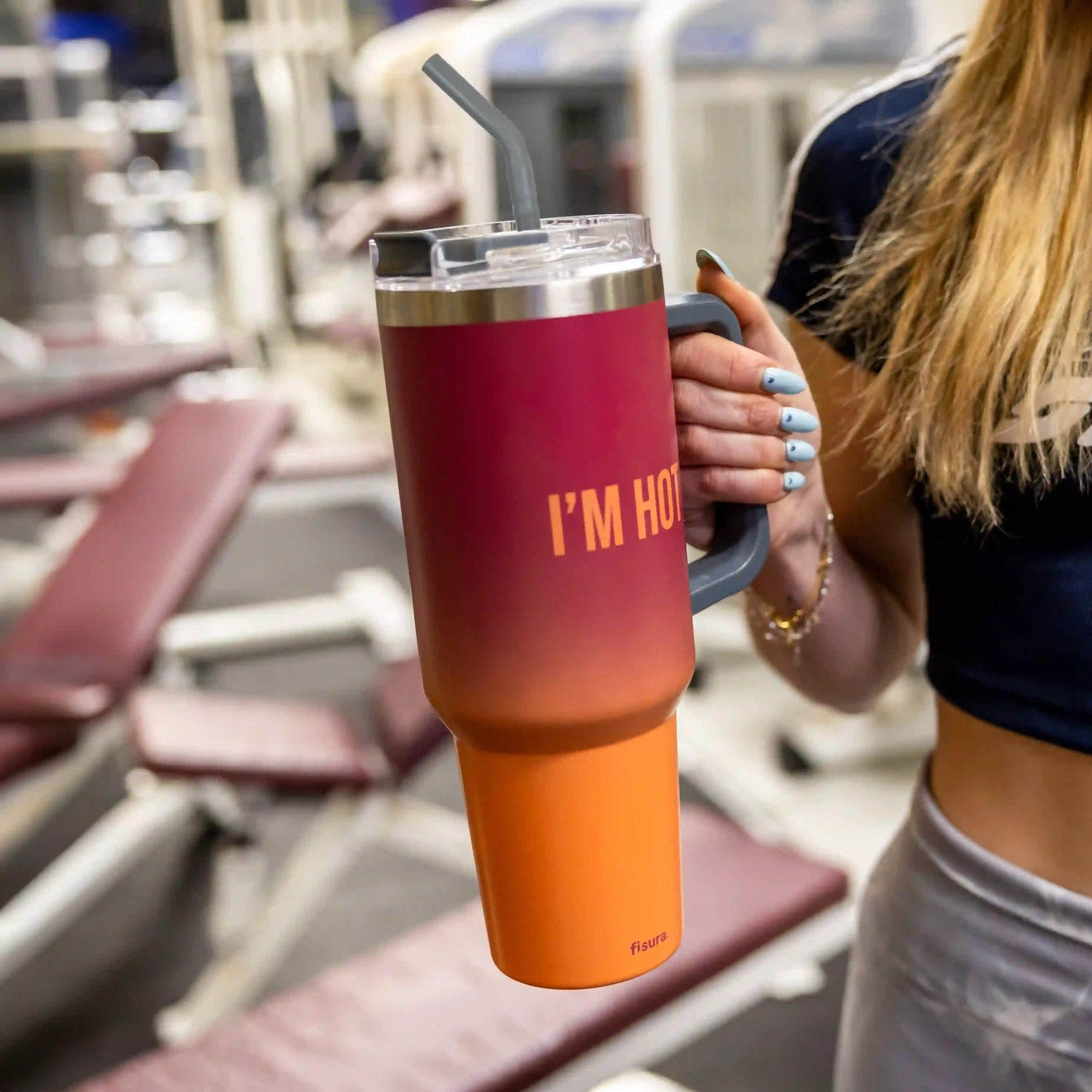 XXL Thermos "I'm Hot" – Stainless Steel · 1.2 l | Fisura