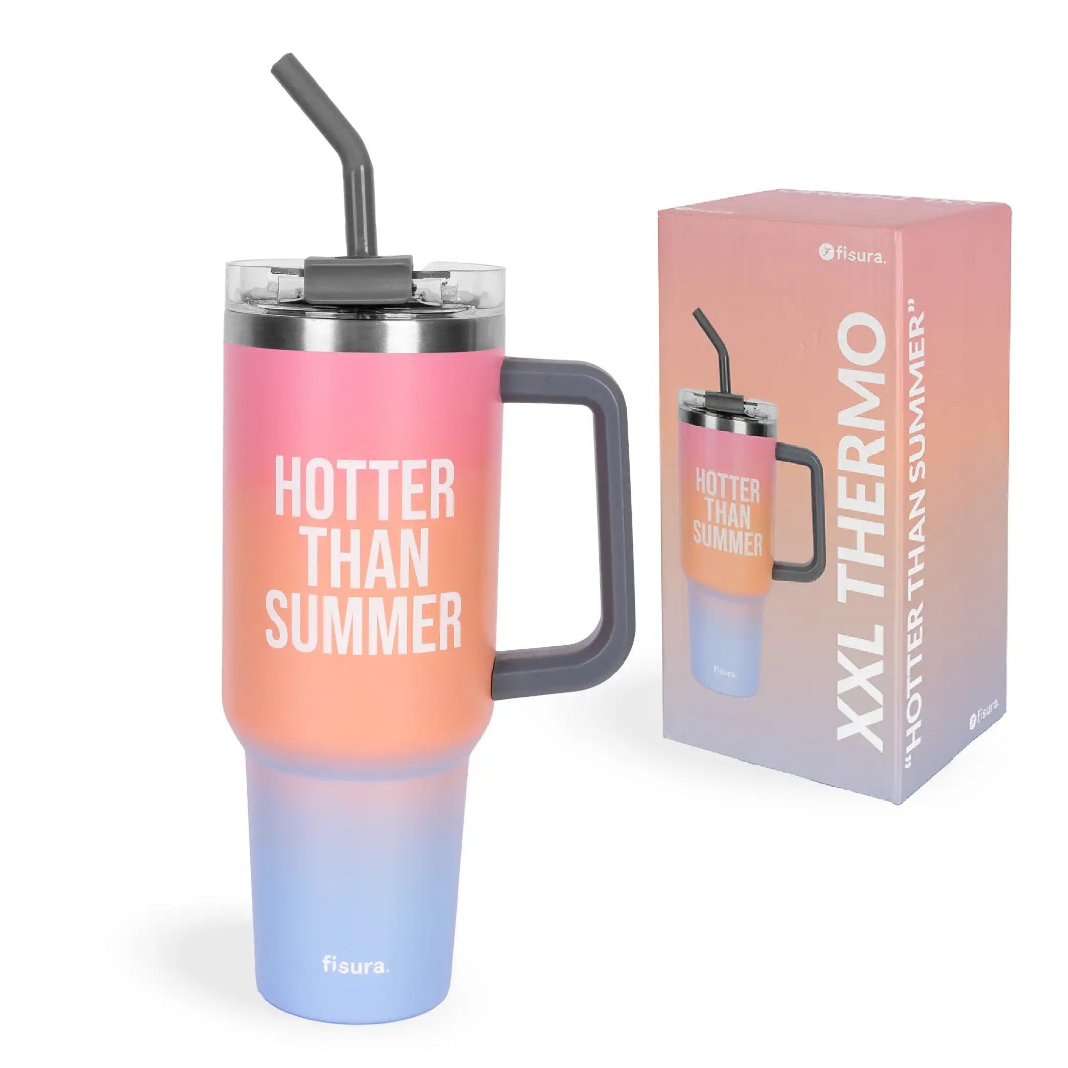 XXL Thermos "Hotter Than Summer" – Stainless Steel · 1.2 l | Fisura