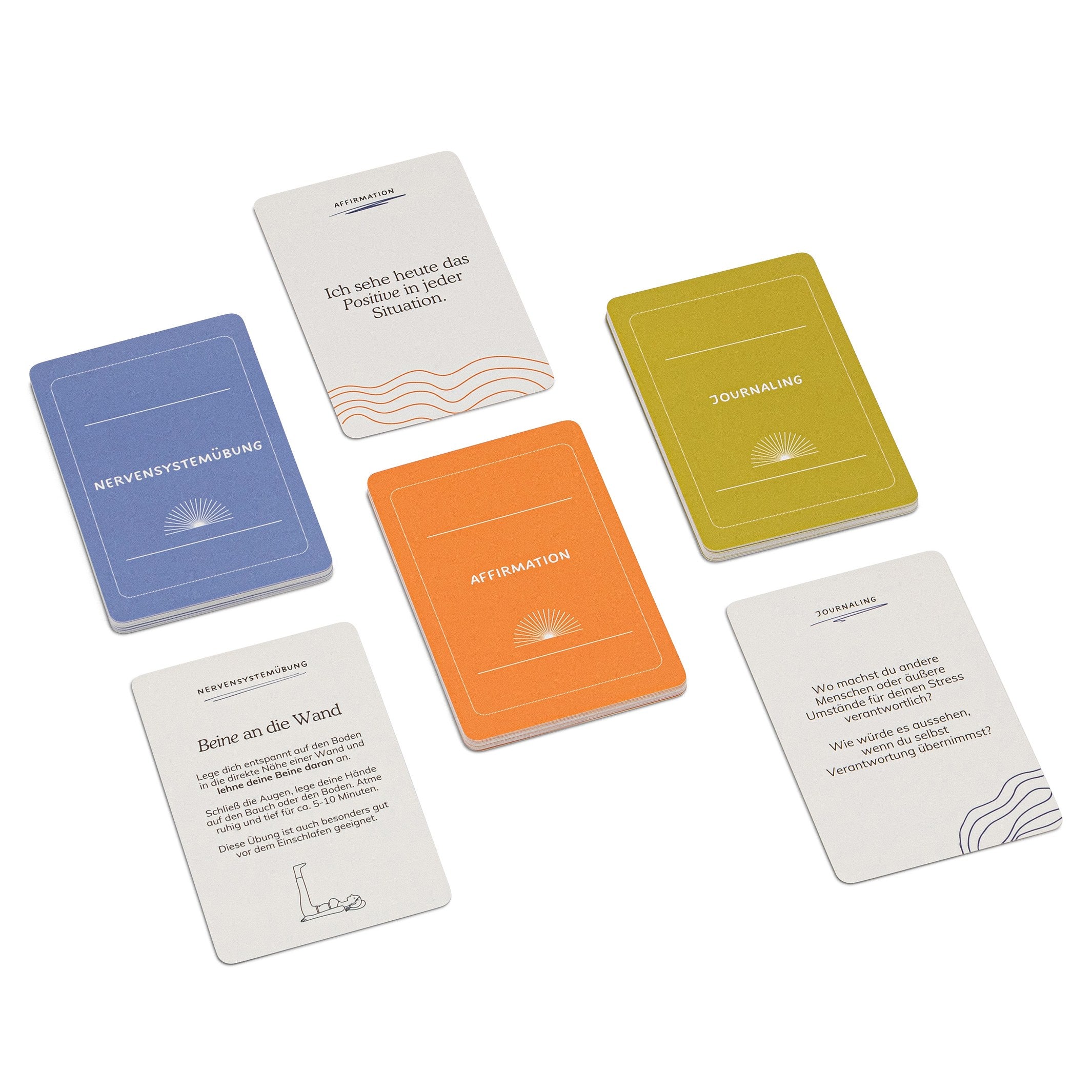 Card Set "Alles Entspannt" – German · 45 Cards · 9×12 cm | revleya
