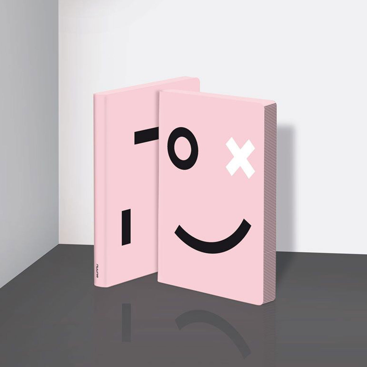 OX | GRAPHIC L Serie | rosa NOTIZBUCH | Nuuna