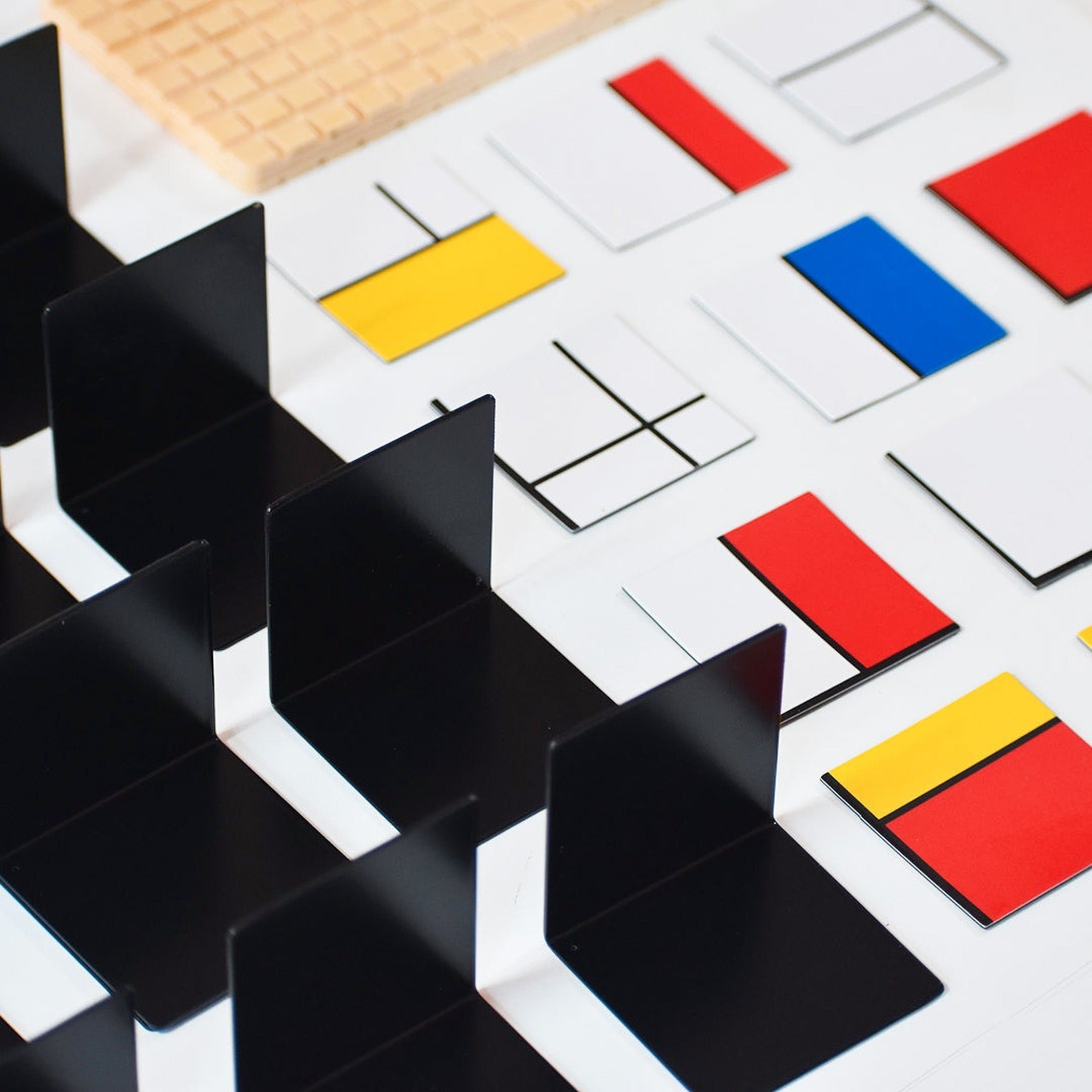 Konstruktionsspiel "House of Mondrian" – Holz · Metall | Beamalevich