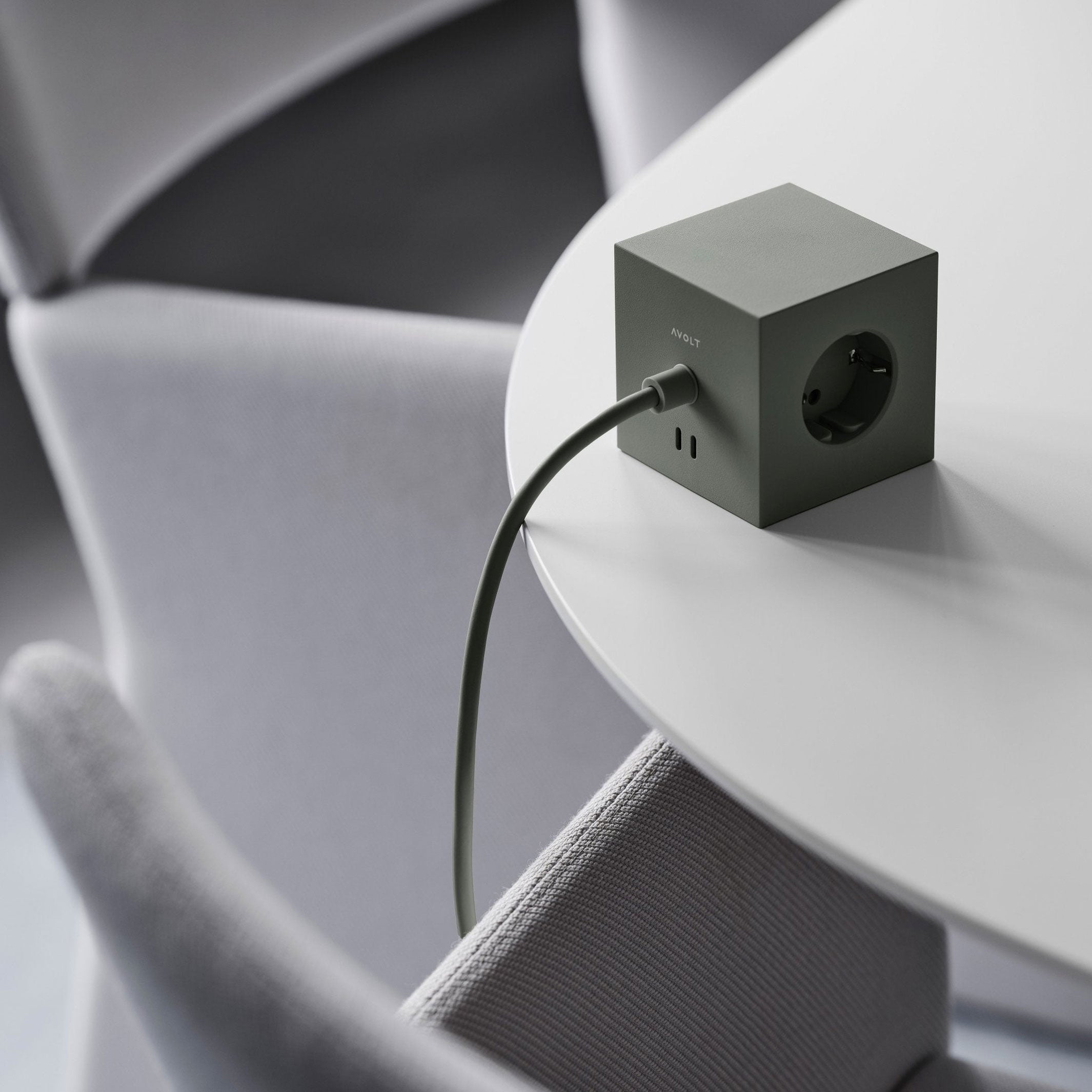 Steckdosenleiste "Square 1" – Grün · USB-C 30W · 3 m | Avolt