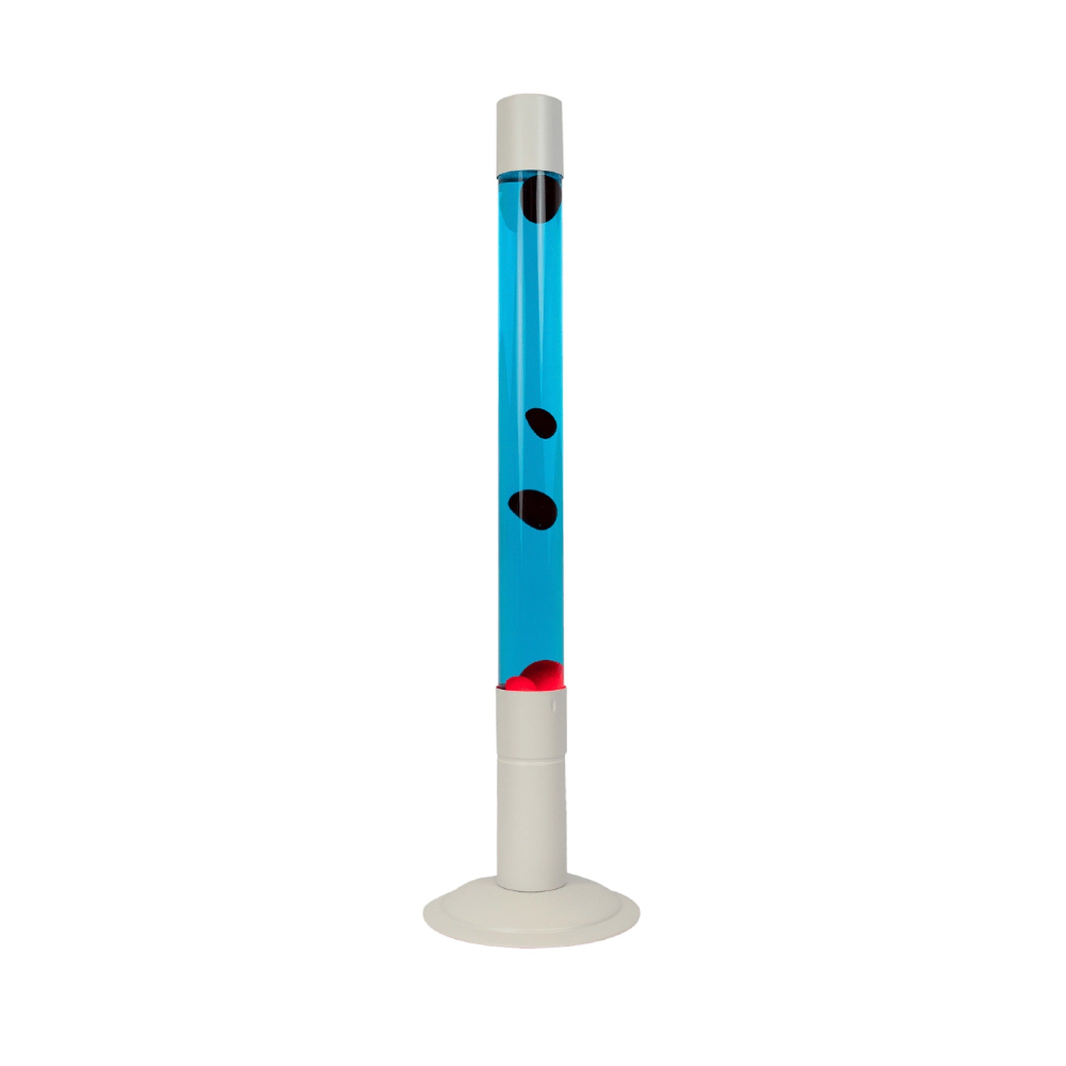 Lavalampe XXL – Blau · Rote Lava · 75 cm | Fisura