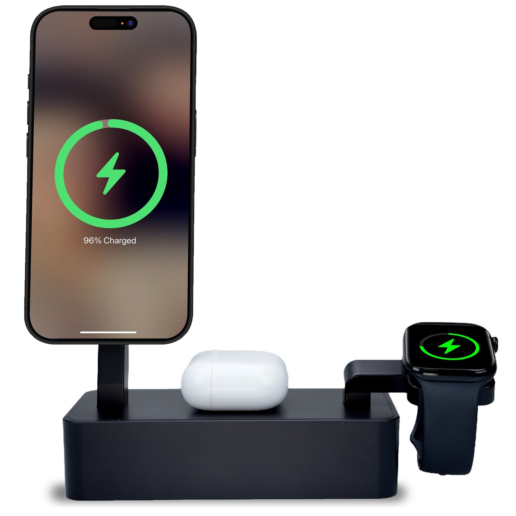 Ladestation Smartboost – 3-in-1 MagSafe · Schwarz · 35 W | Alldock