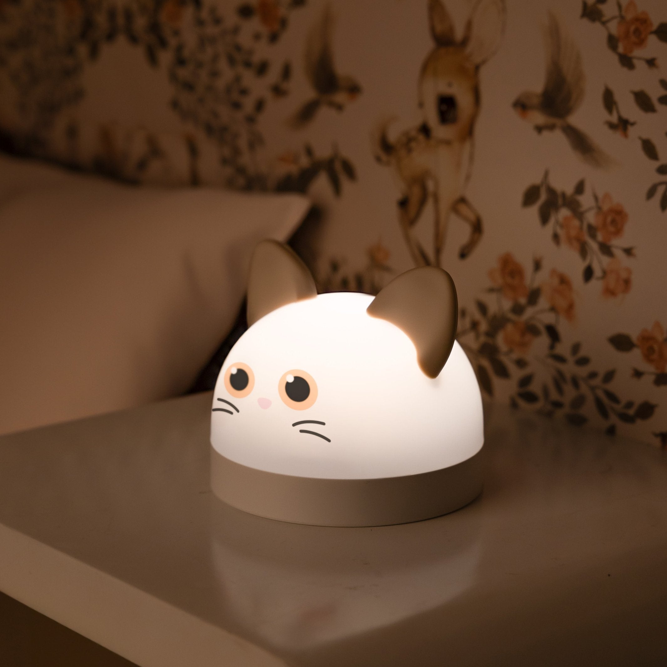Kinderwecker Katze – Nachtlicht · Silikon · 11 cm | Fisura