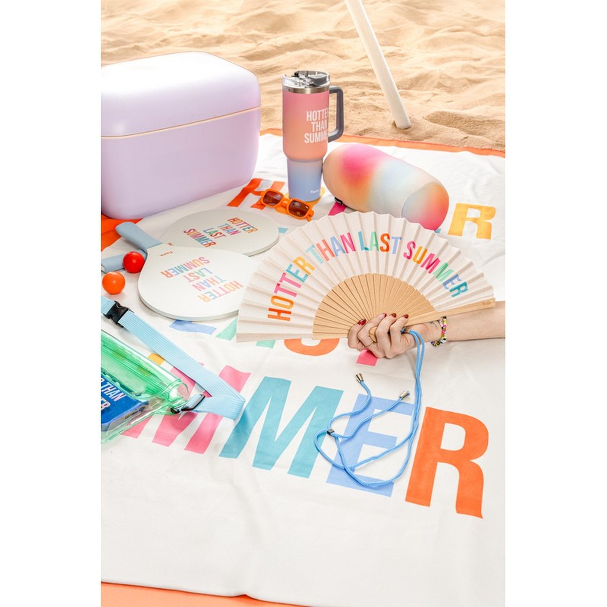 Beach Towel "Hotter Than Last Summer" – Microfibre · 180 cm | Fisura