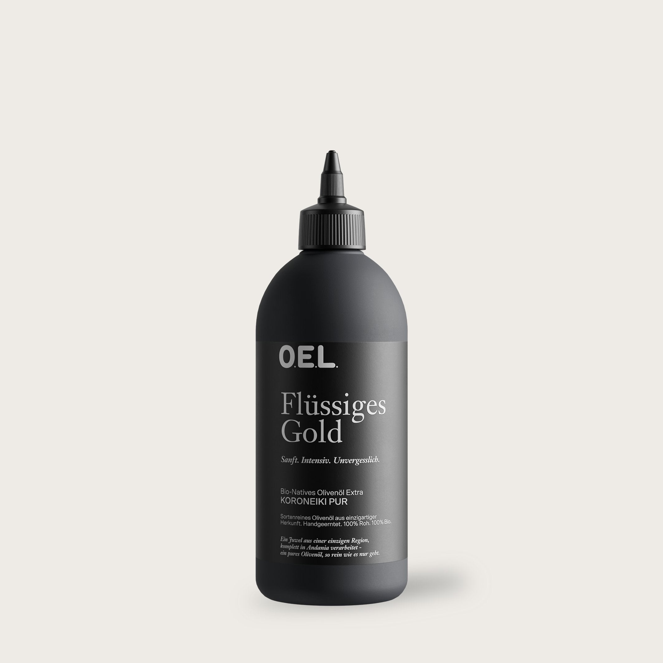 Bio-Olivenöl "Flüssiges Gold" – Squeezeflasche · 500 ml | O.E.L.