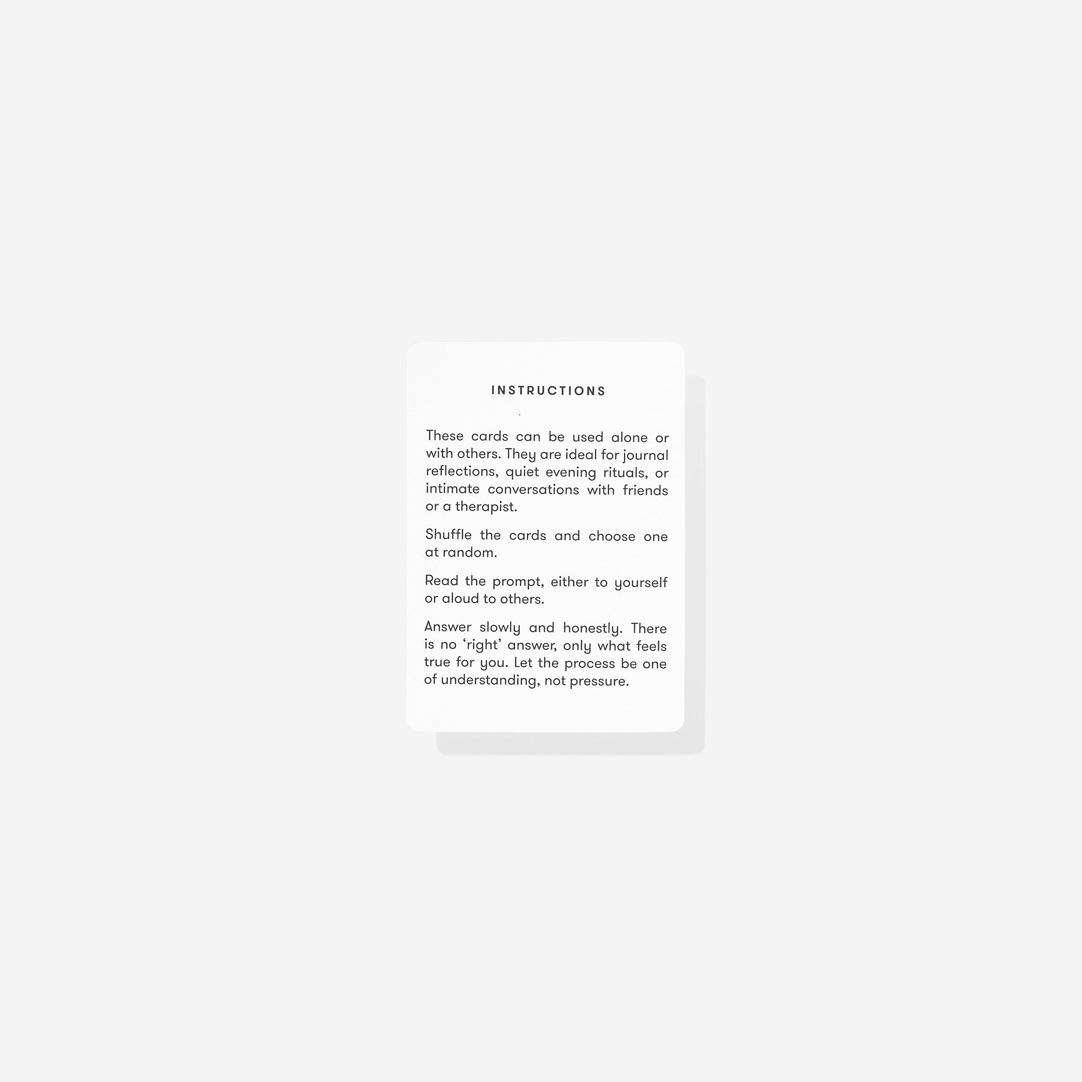 Kartenset "Letting Go" – 52 Karten · Englisch | The School of Life