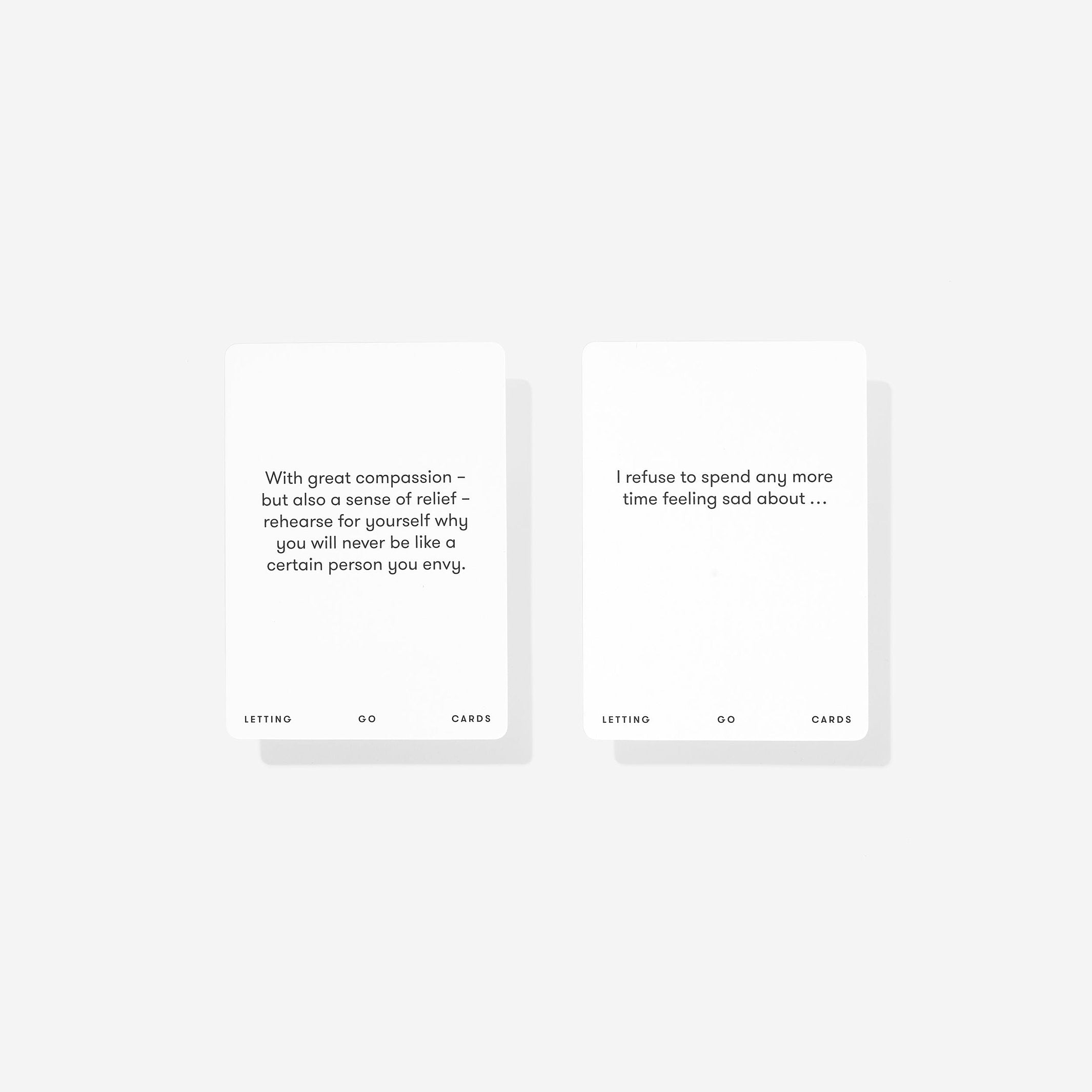 Kartenset "Letting Go" – 52 Karten · Englisch | The School of Life