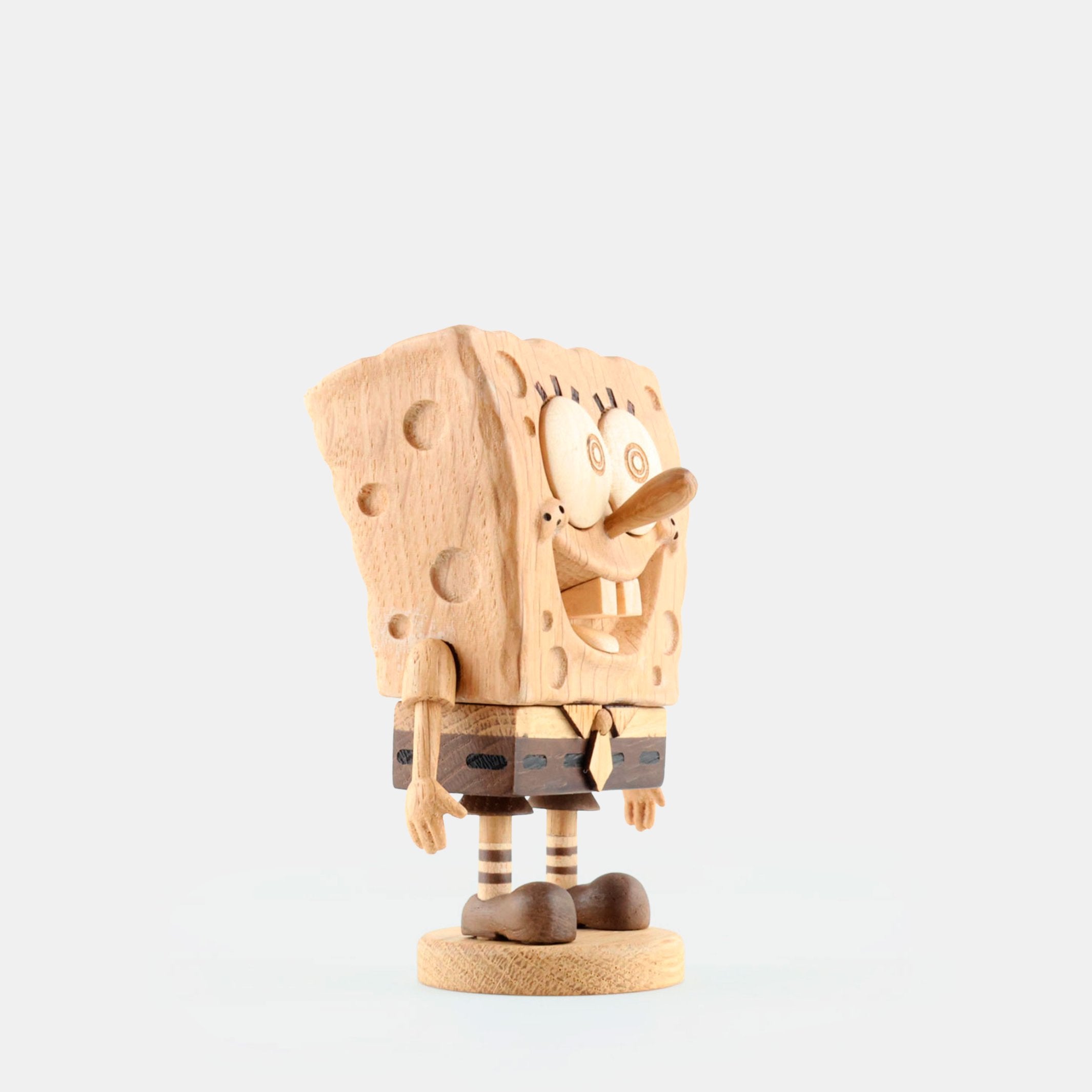 Wooden Figure SpongeBob Large – FSC Oak | Boyhood