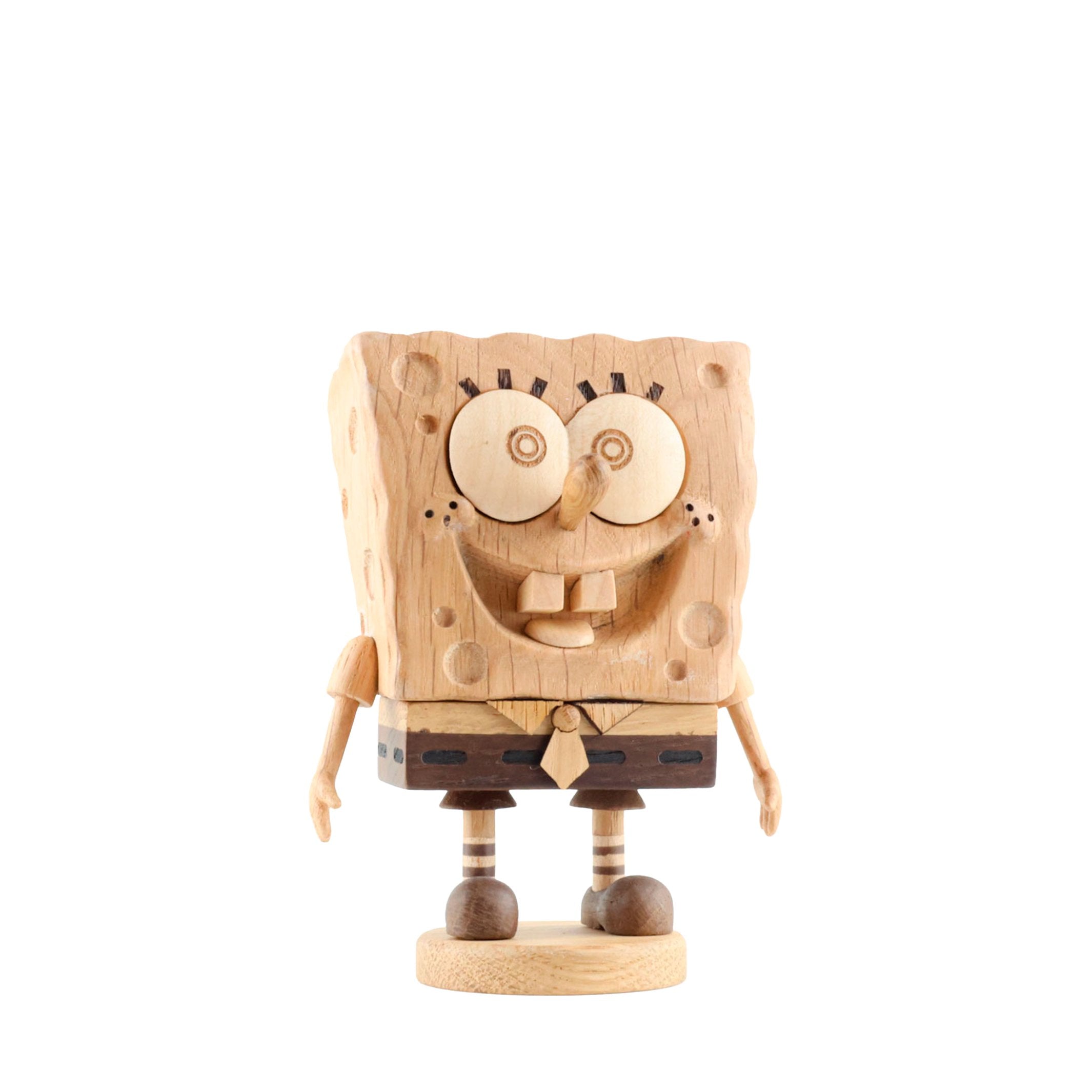 Wooden Figure SpongeBob Small – FSC Oak | Boyhood