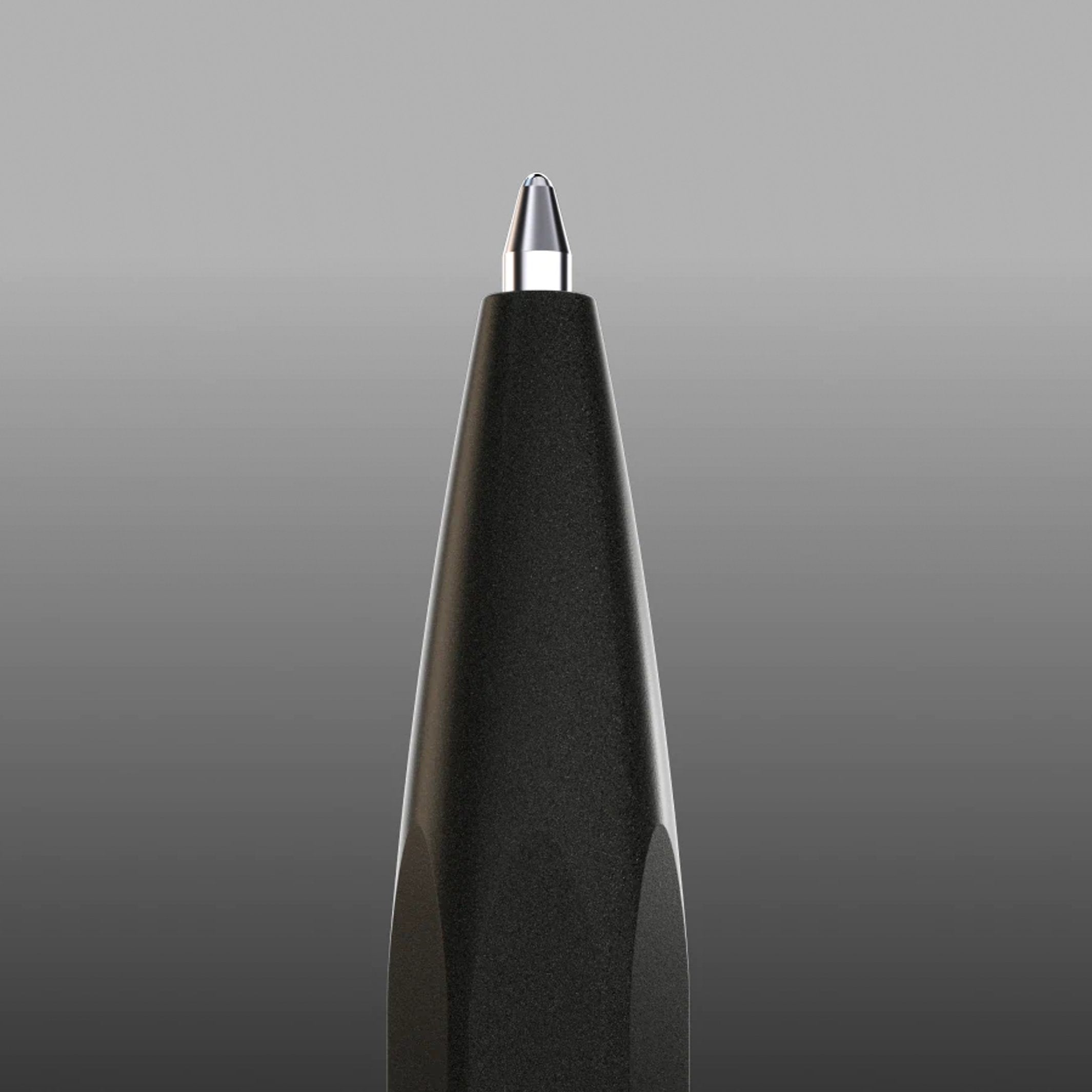 Kugelschreiber "Stone Pen" – Schwarz · 14,2 cm | Karst