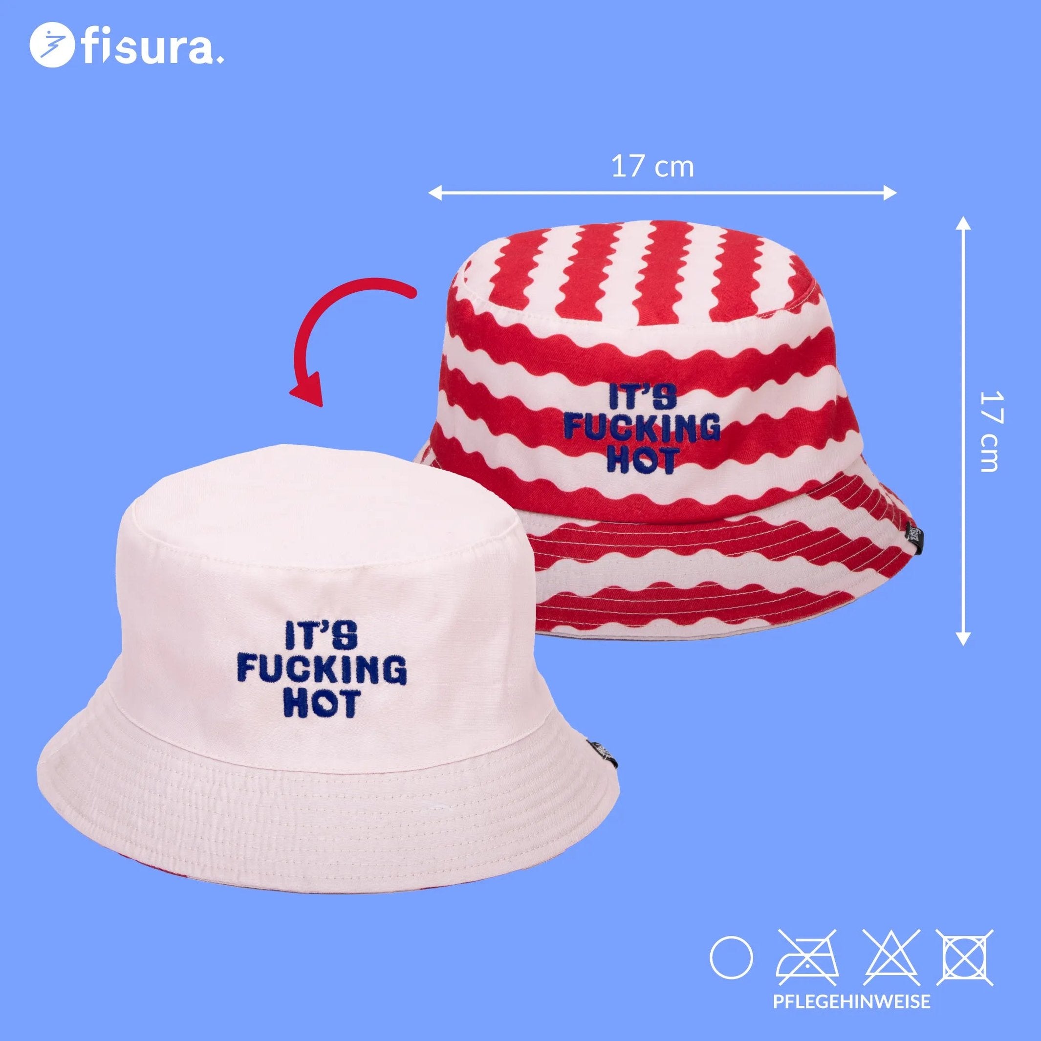 Bucket Hat "It's Fucking Hot" – Cotton | Fisura