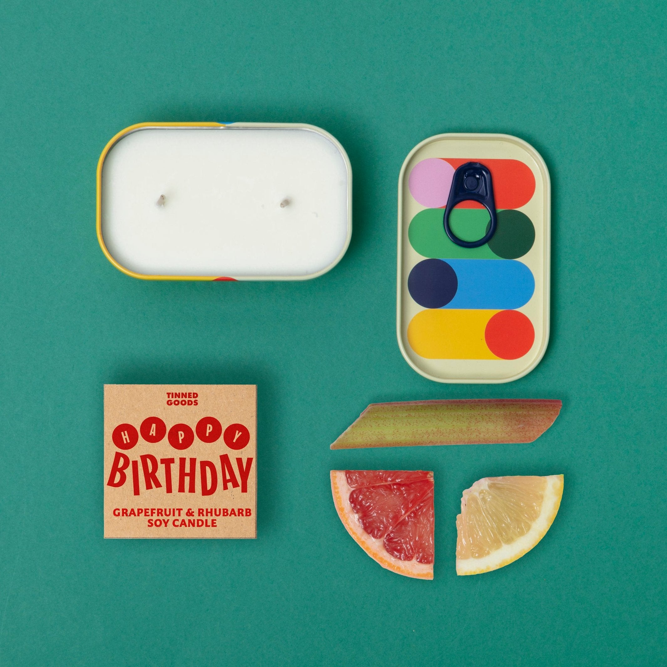 Soy Candle "Happy Birthday" – in Tin | Block Design