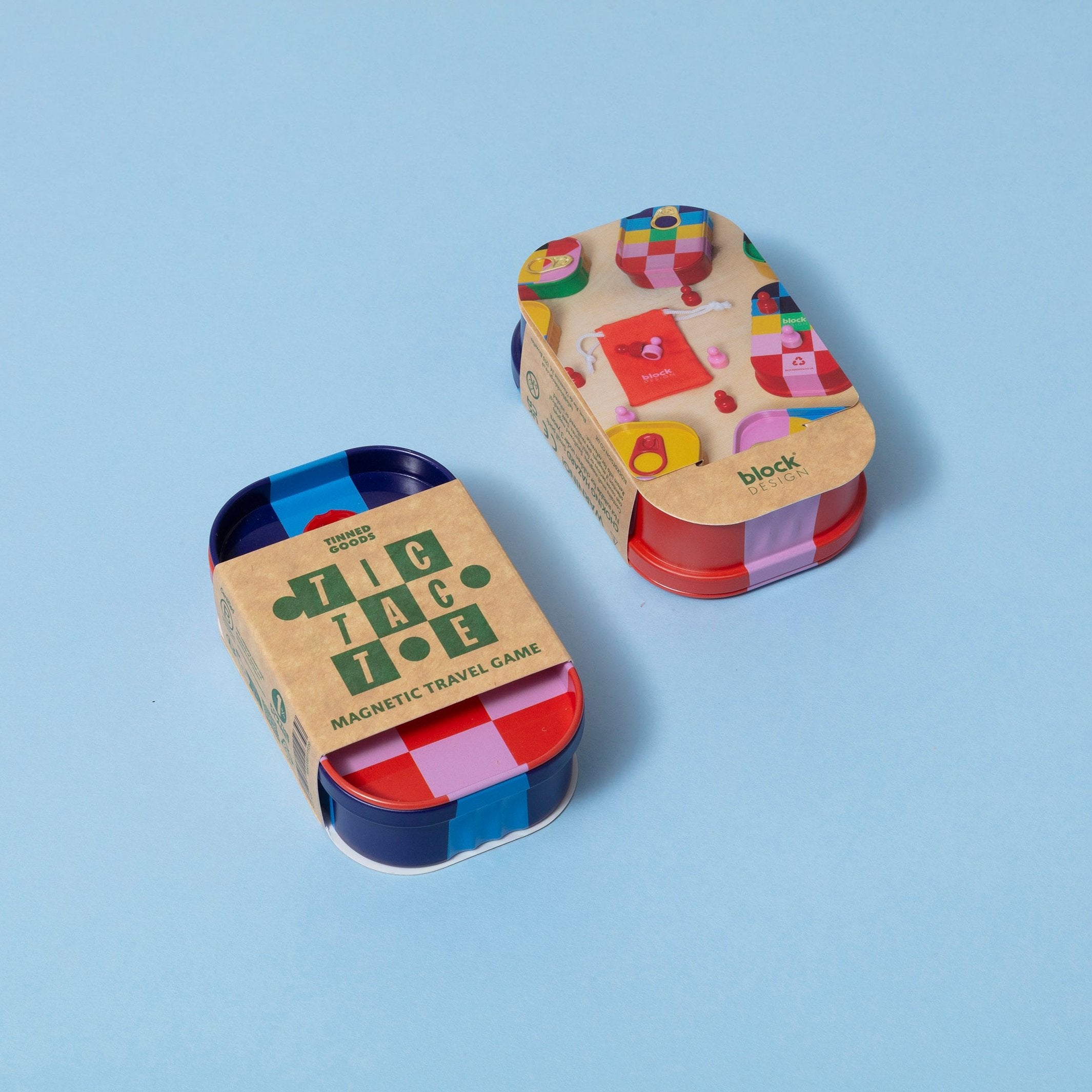 Travel Game "Tic Tac Toe" – Magnetic · in Tin | Block Design