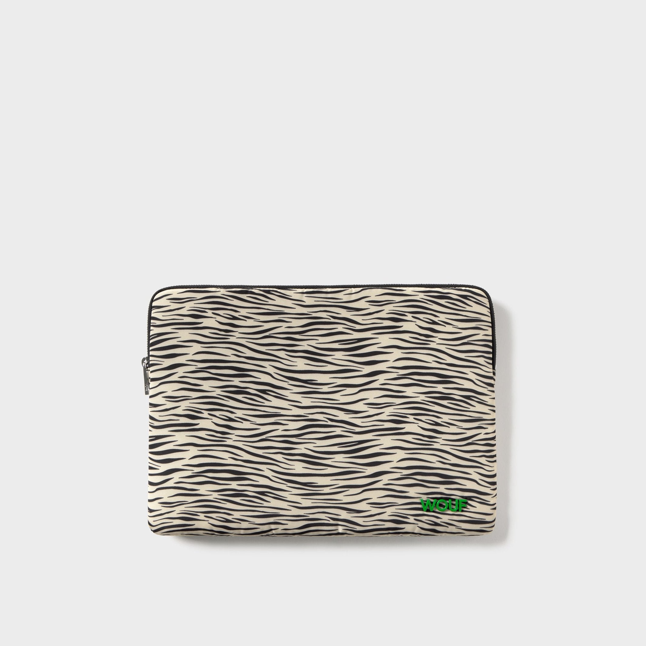 Laptophülle "Zebra Hit" – Recycelt · Zebramuster · 13-14" | Wouf